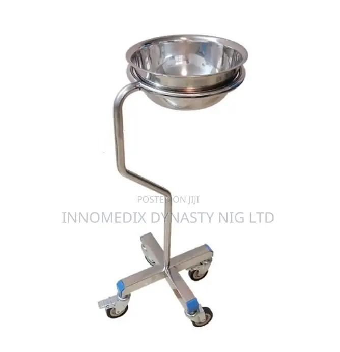 Single Stainless Steel Washing Hand Bowl With Stand