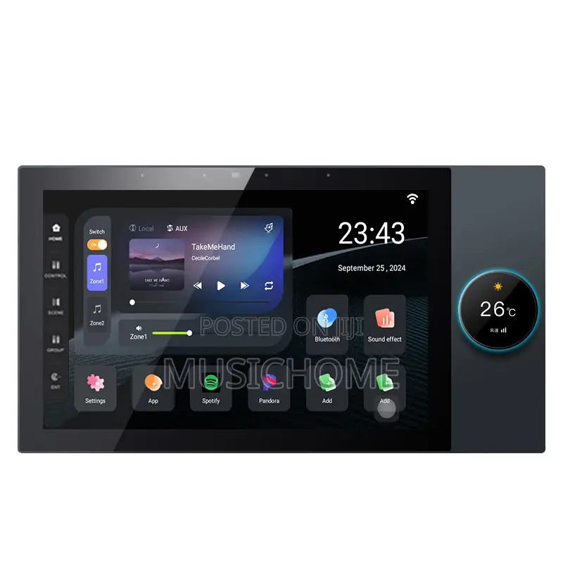 10 Inch Smart Home Central Control Panel 4+32g Zigbee 8-Way Speakers