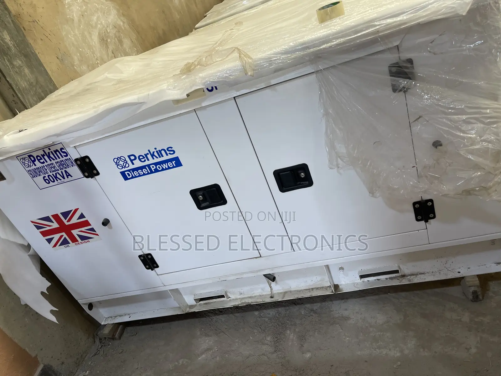 U Kperkins 60kva Diesel Some Proof Generator Made in Uk 100% Original