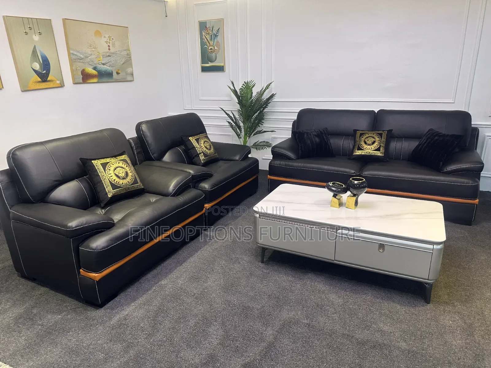 Obsidian Monarch Sofa