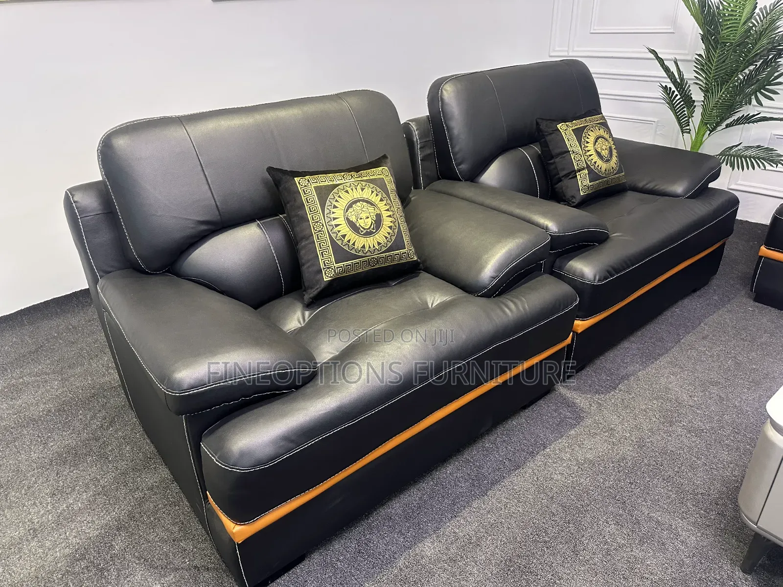 Obsidian Monarch Sofa