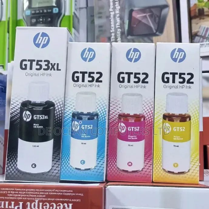 Hp Gt52 Genuine Ink Set