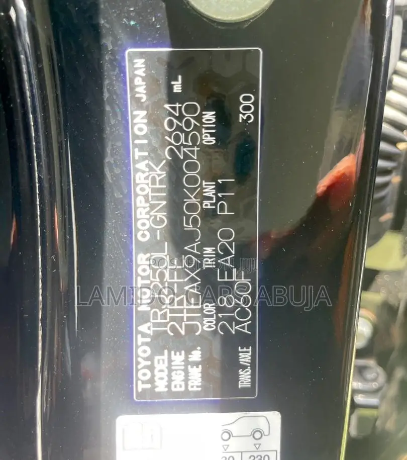 New Toyota Land Cruiser Prado 2.4 Petrol 2025 Black