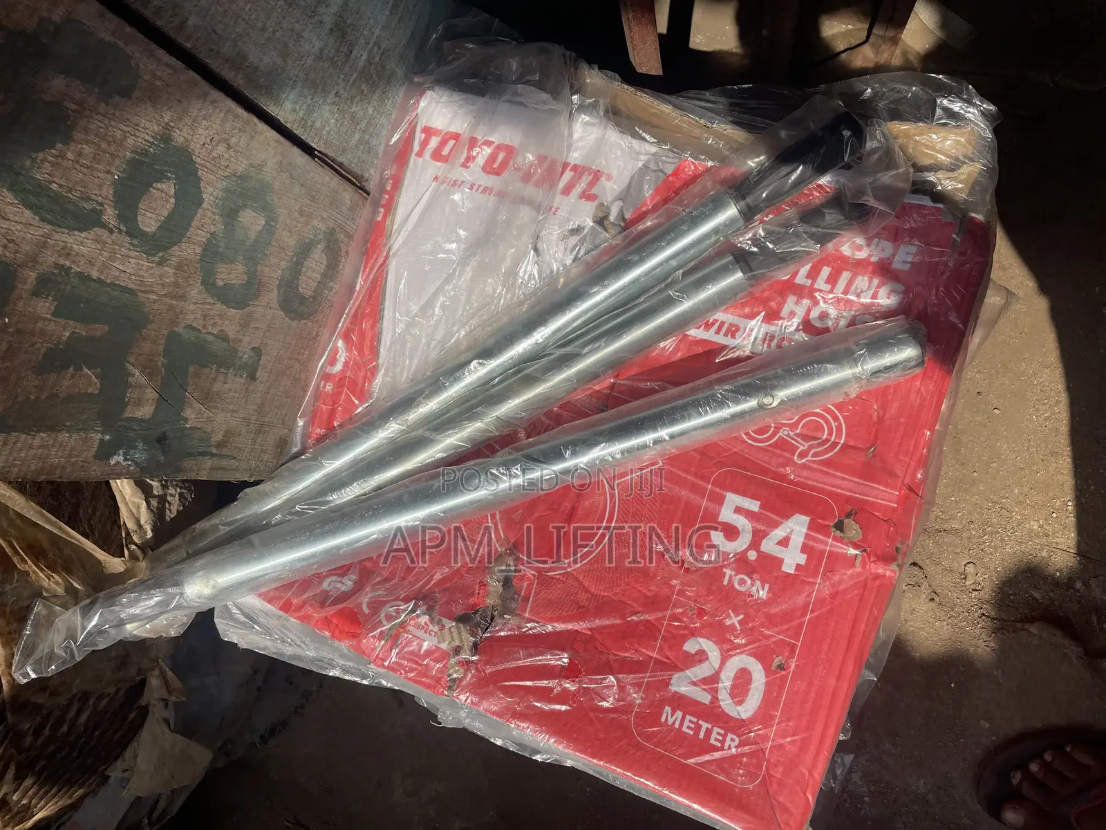 5.4tons Toyo-Int’L Wire Rope Pulling Hoist, Tirfor Jack Complete Set
