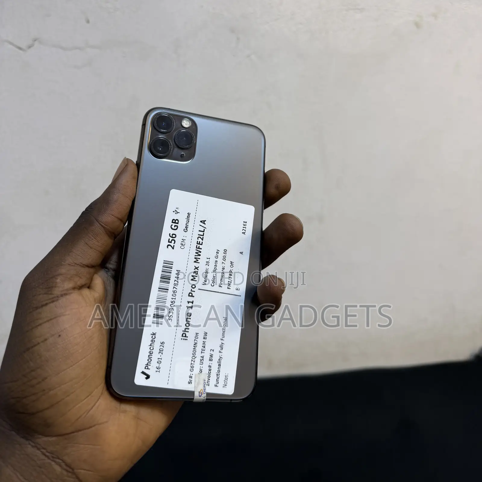Apple iPhone 11 Pro Max 256 GB Black