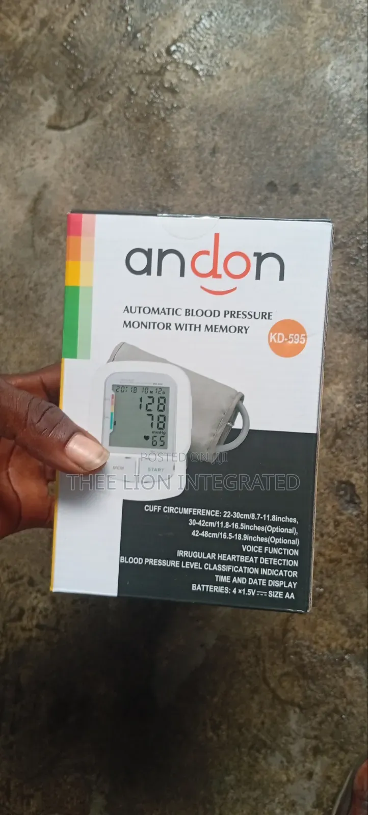Andon Automatic Blood Pressure Monitor With Memory Voice Function