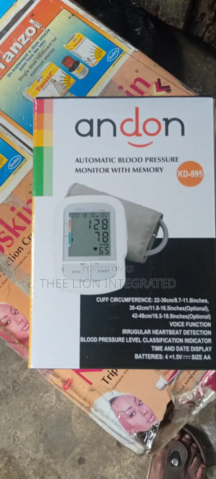 Andon Automatic Blood Pressure Monitor With Memory Voice Function