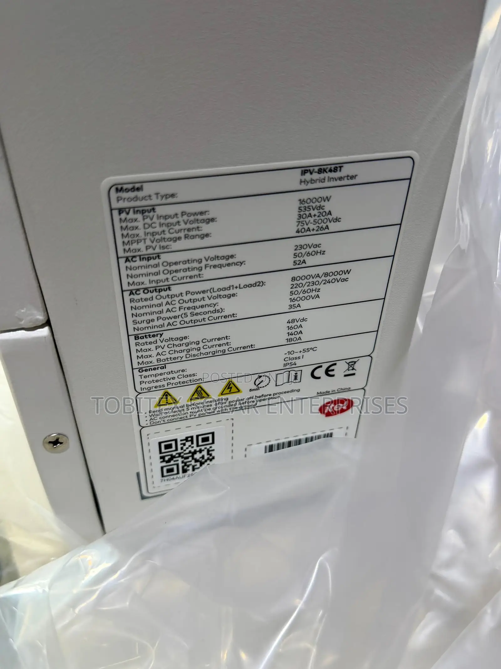 8kva Itel Solar Hybrid Inverter 48v