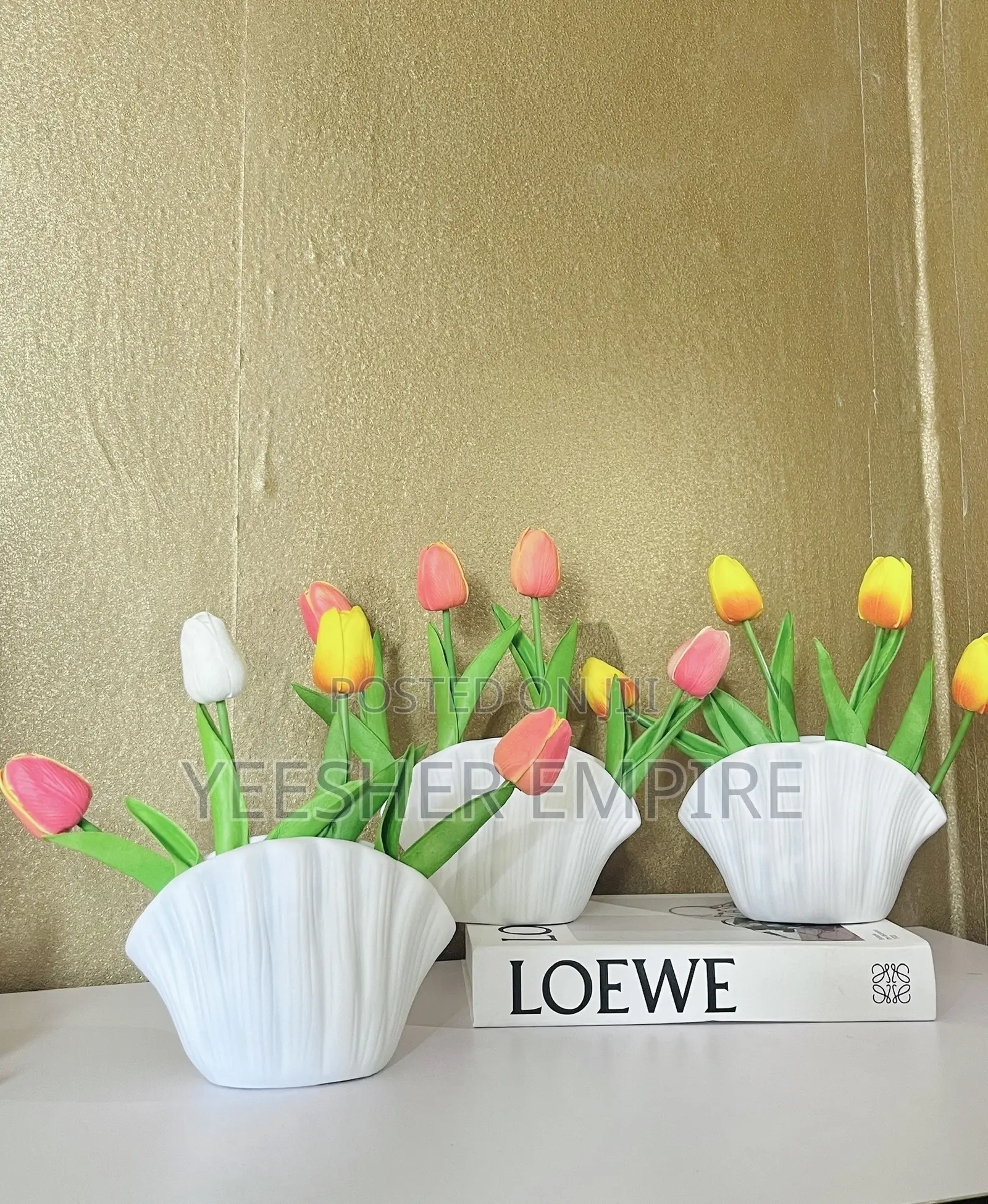 Shell Flower Vase