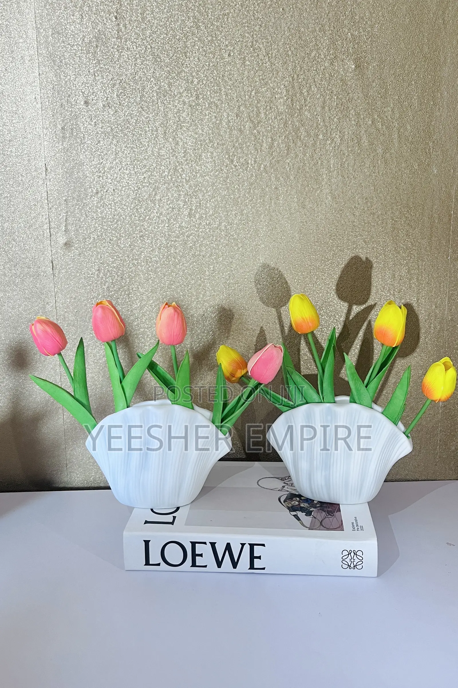Shell Flower Vase