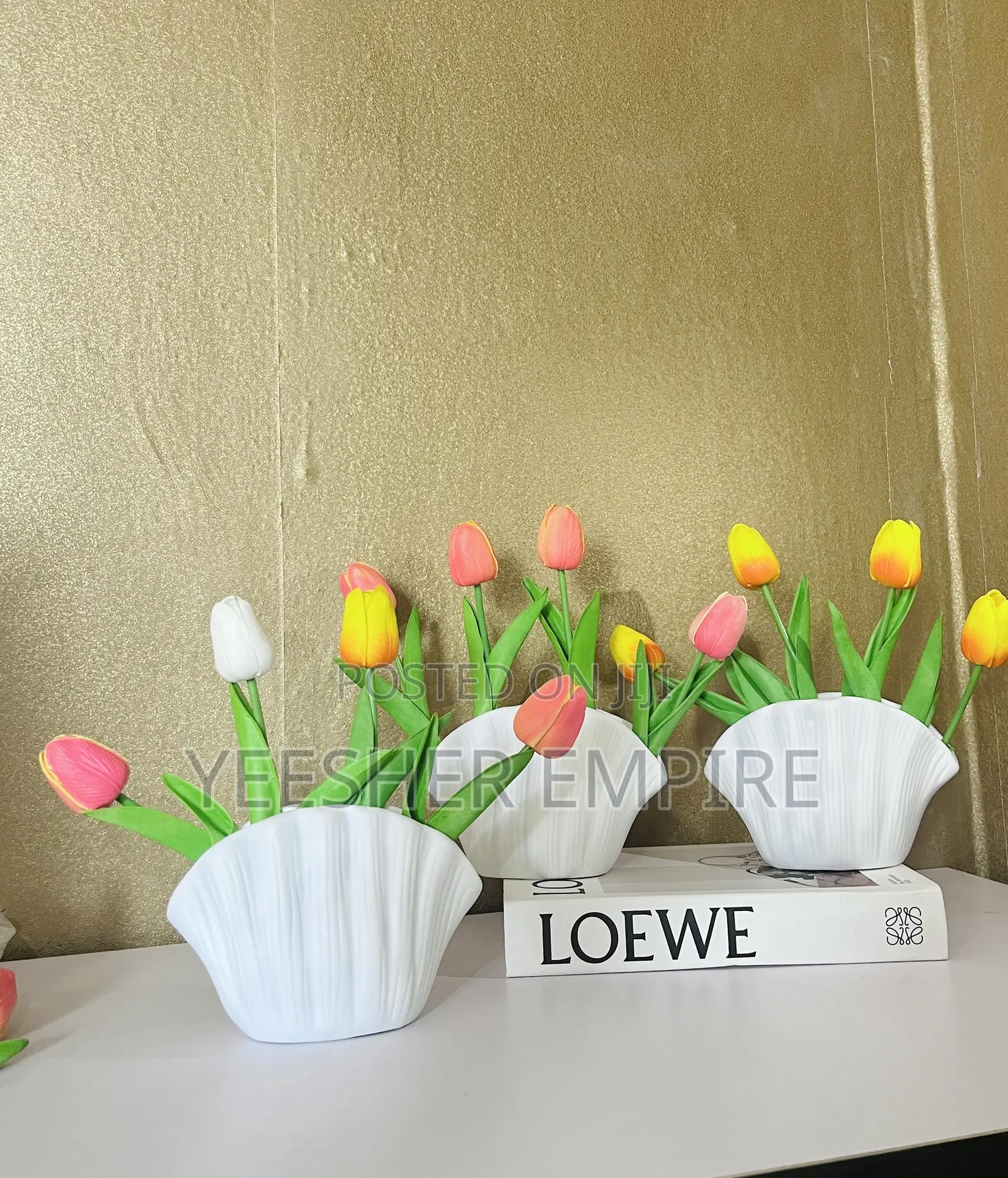 Shell Flower Vase