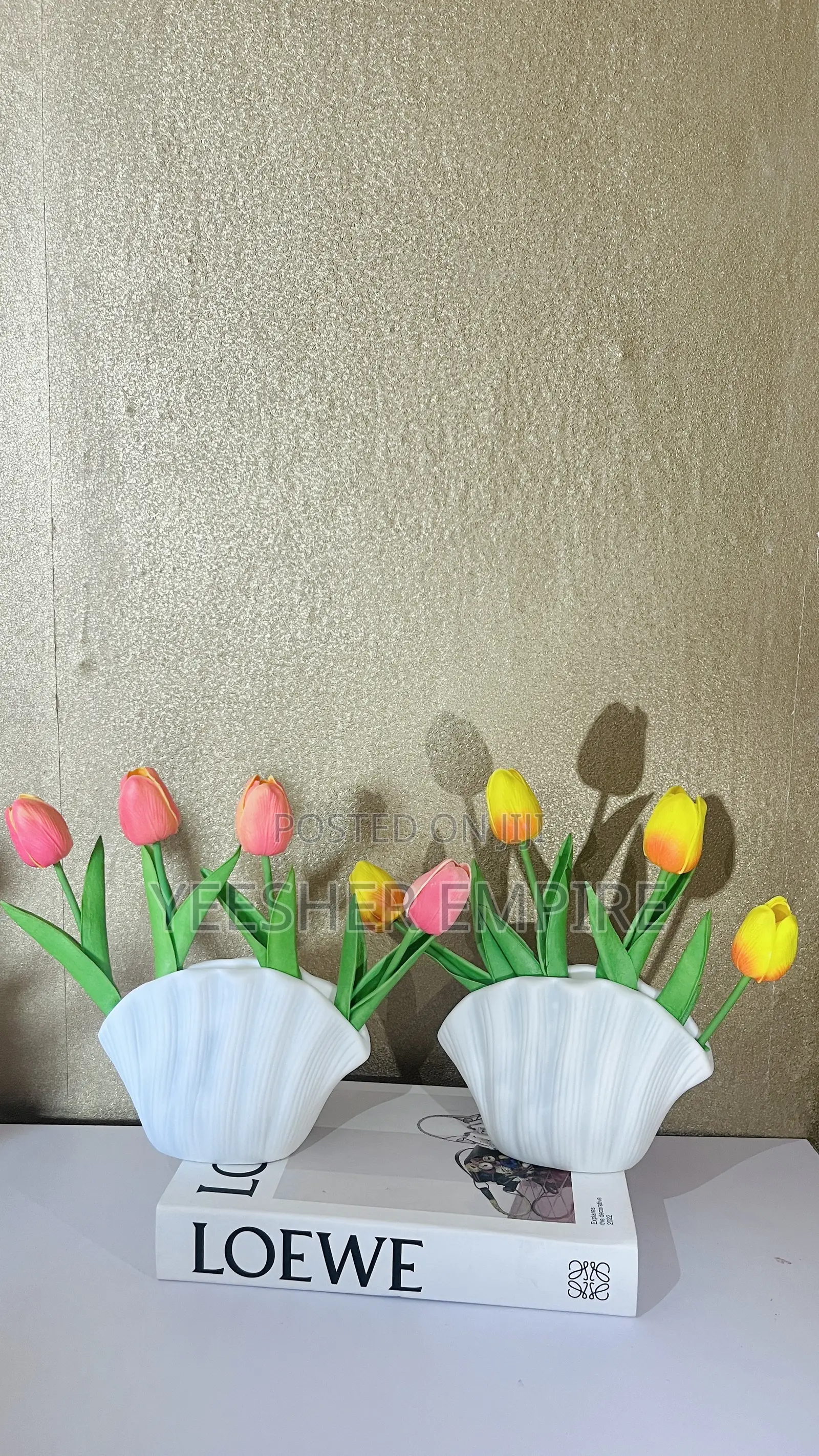 Shell Flower Vase