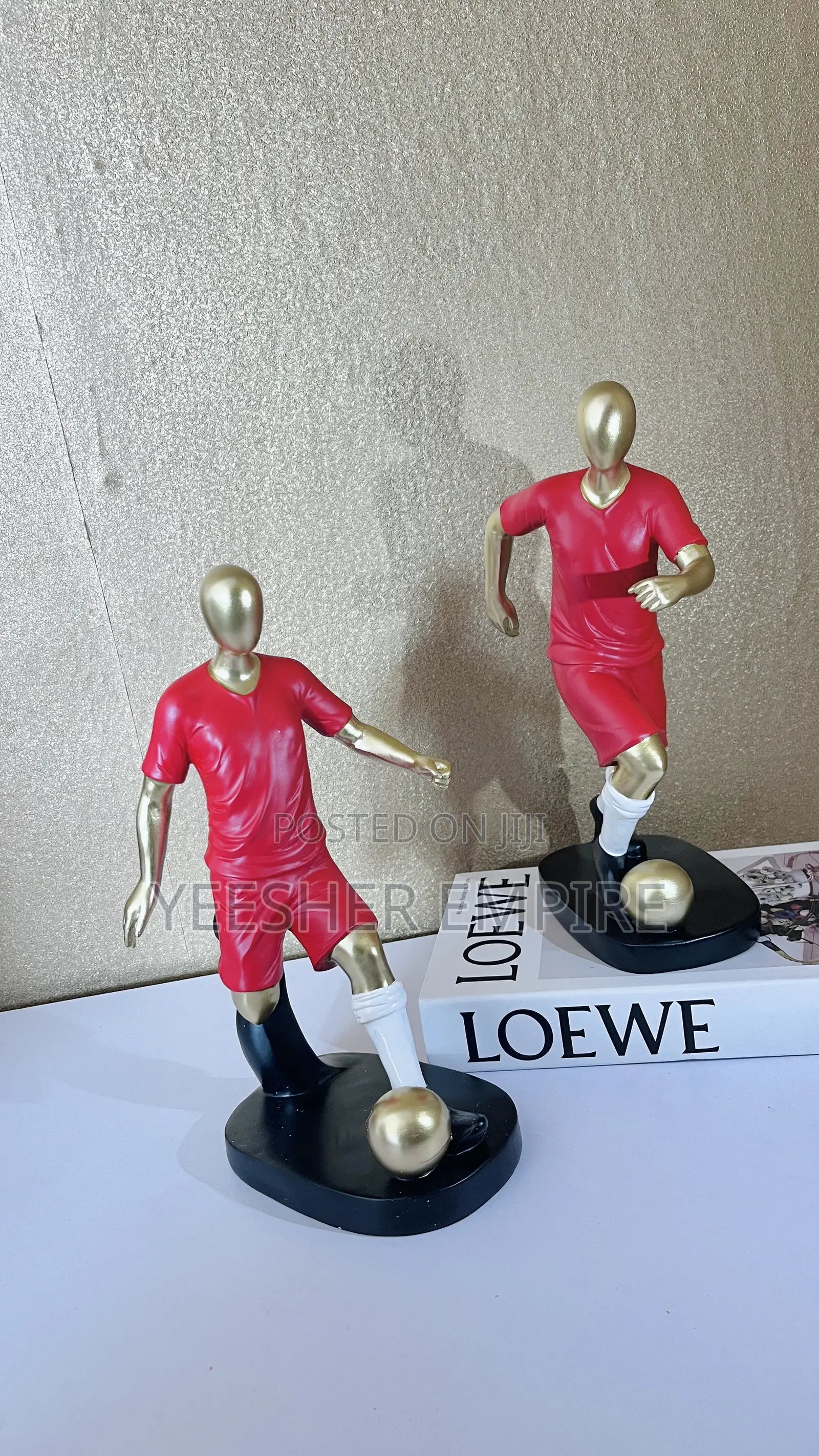 Footballer Figurine Decor