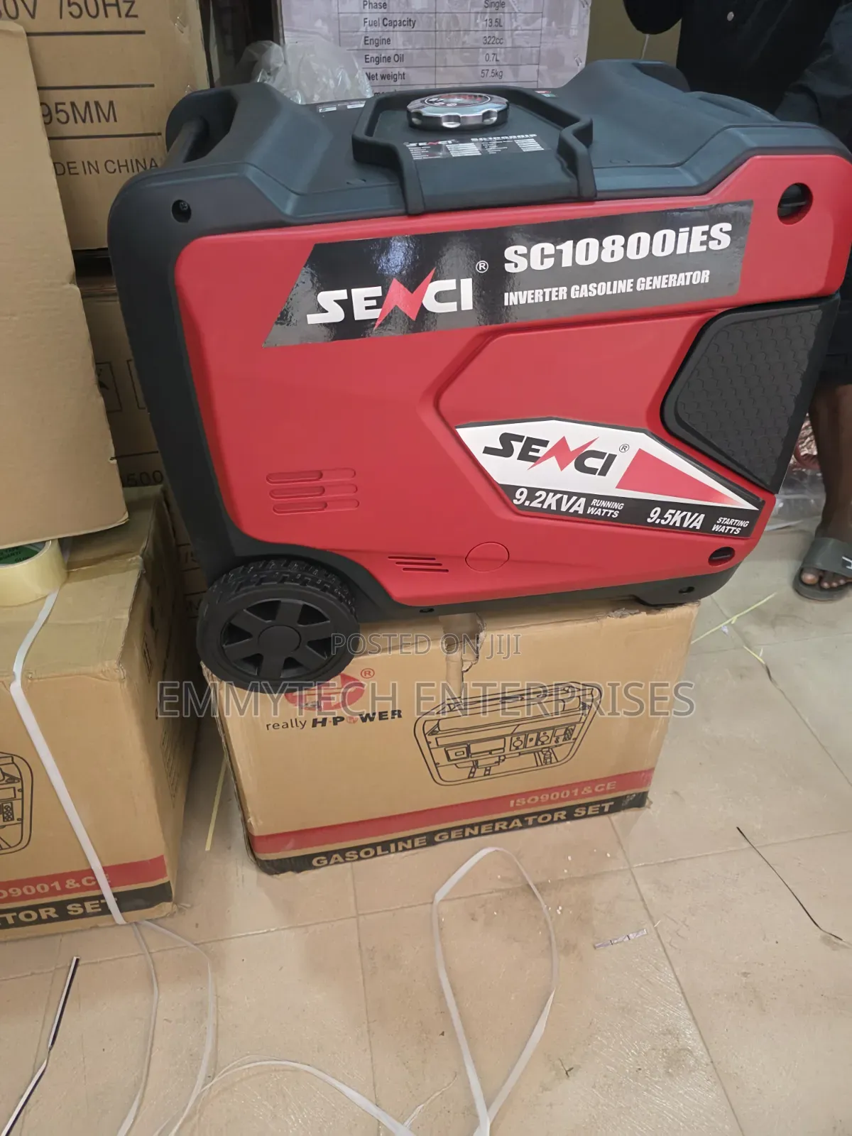 Original(9.5kva)Senci Remote Control Inverter Soundproof Petrol Gen