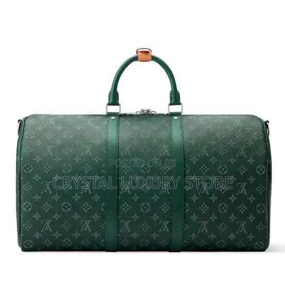 Louis Vuitton Quality Luxury Men Genuine Leather Duffle Bag