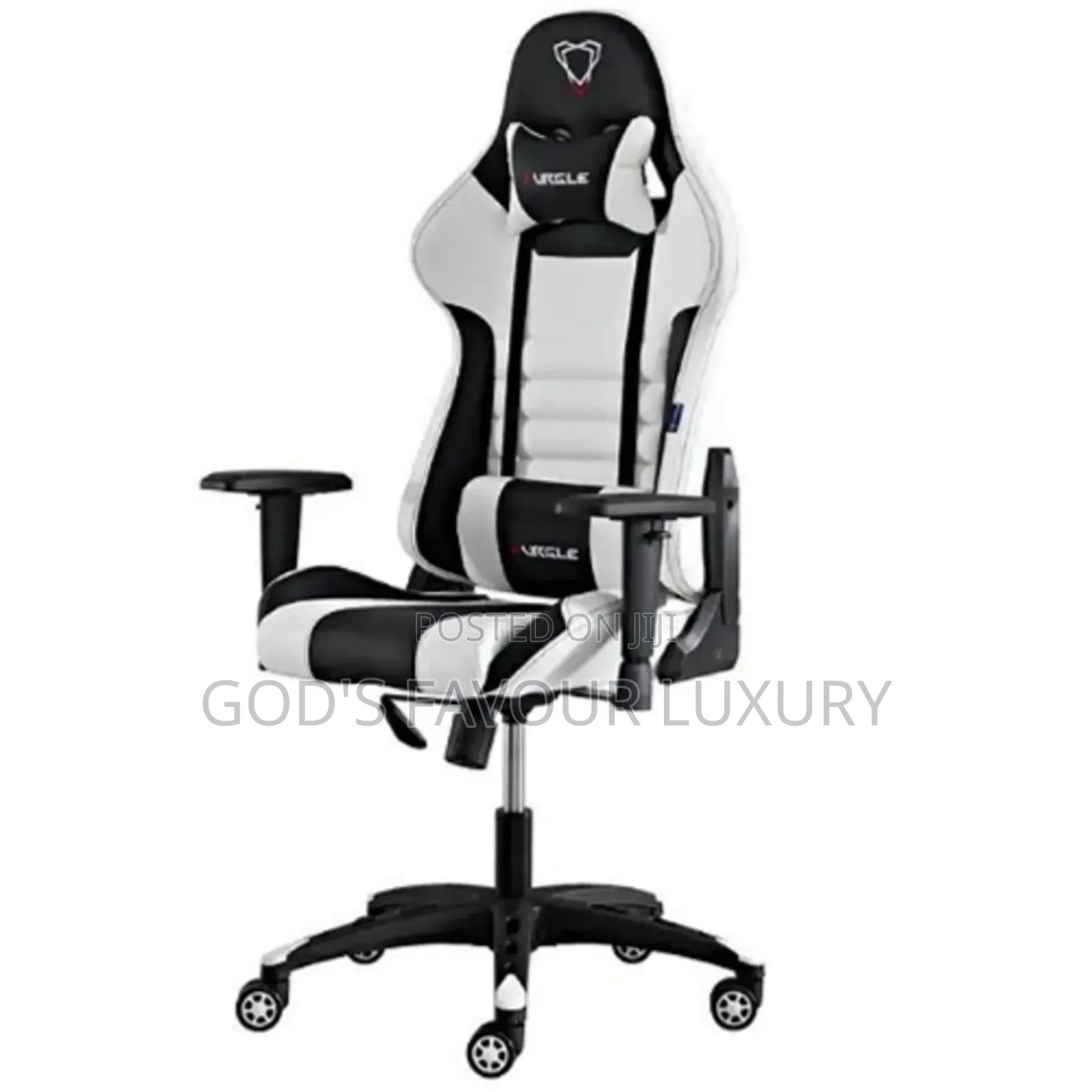 Gaming Chair - White and Black