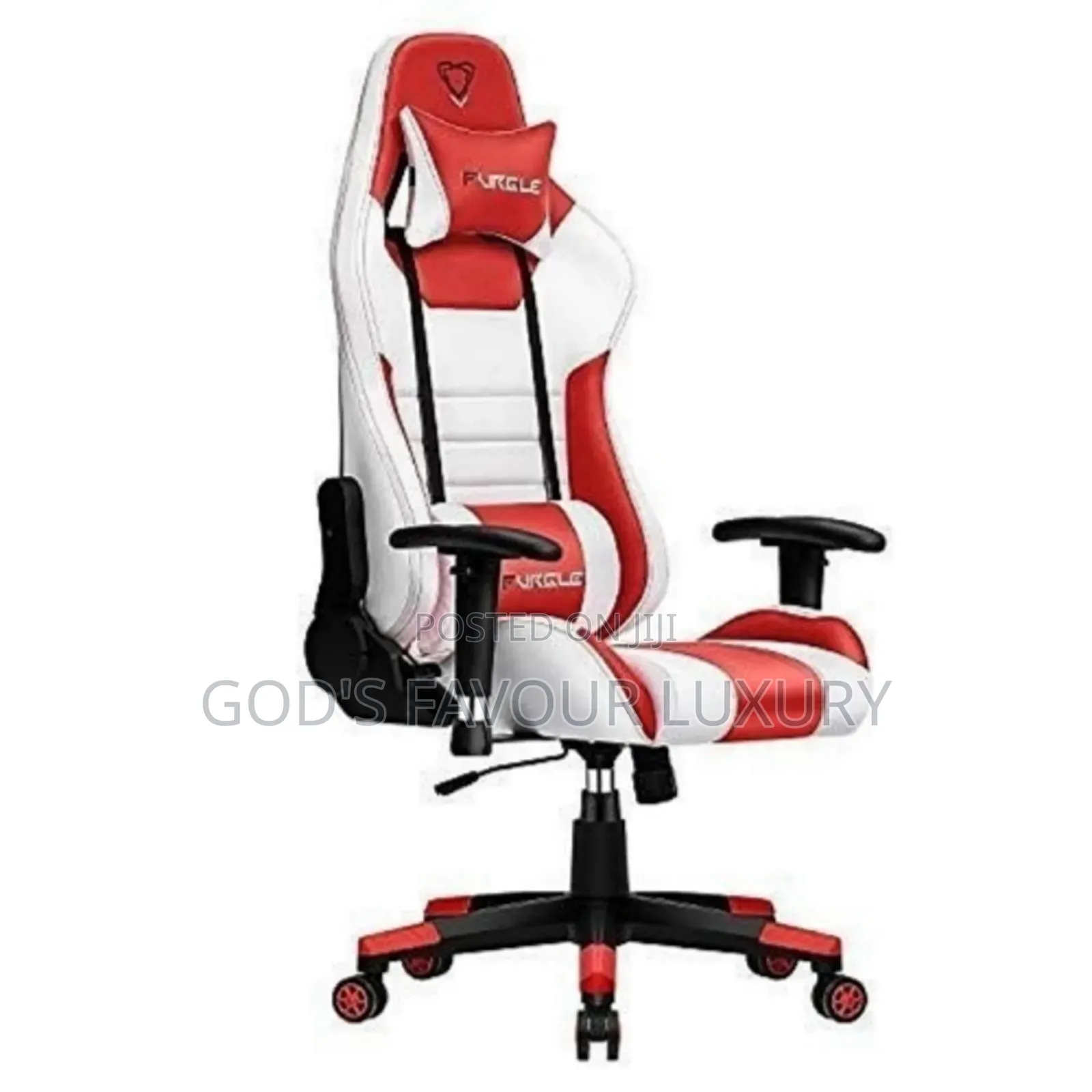 Gaming Chair - Red and White