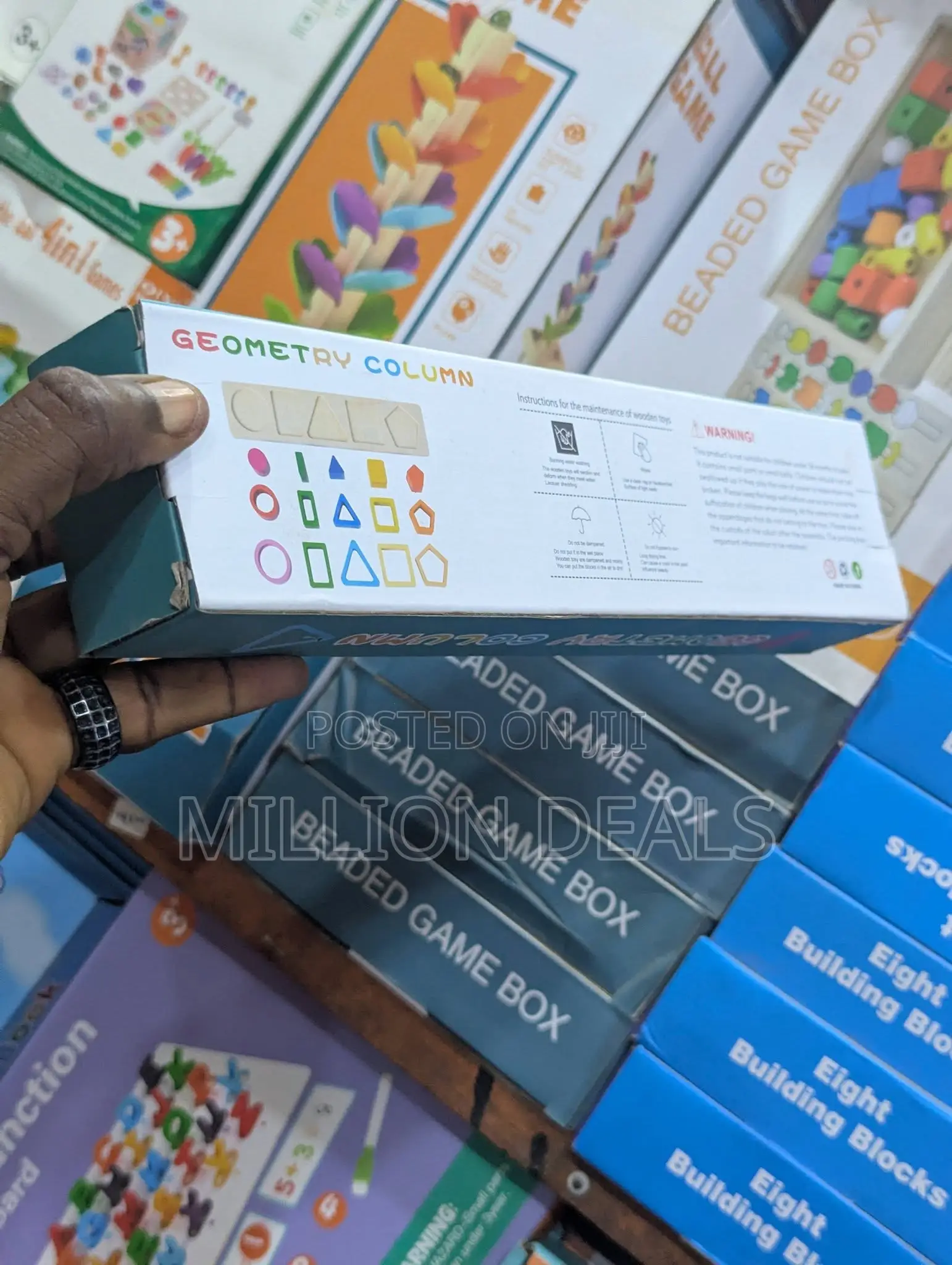Geometry Column Kids Educational Toy Ages 3+