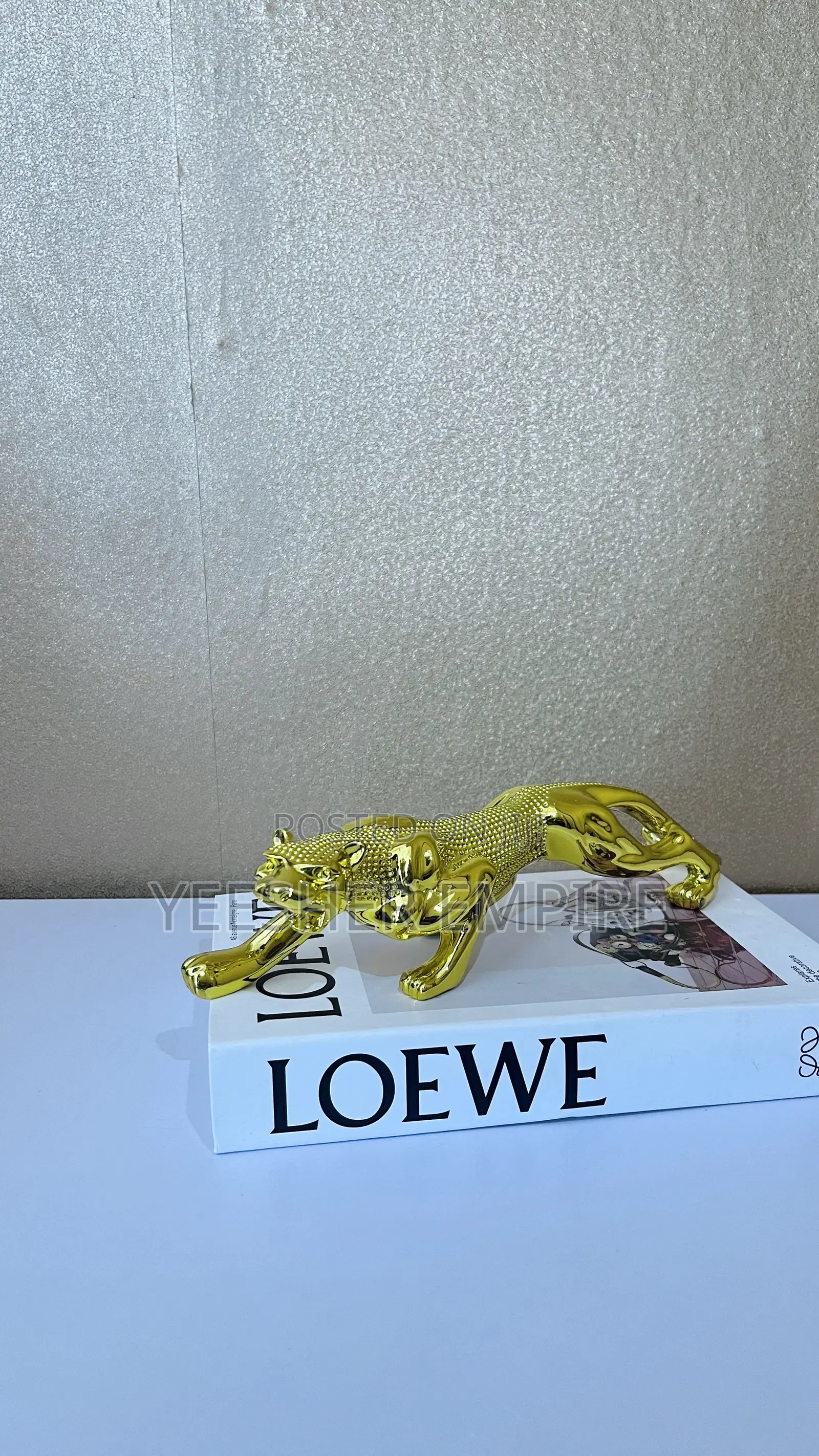 Leopard Figurine Decor