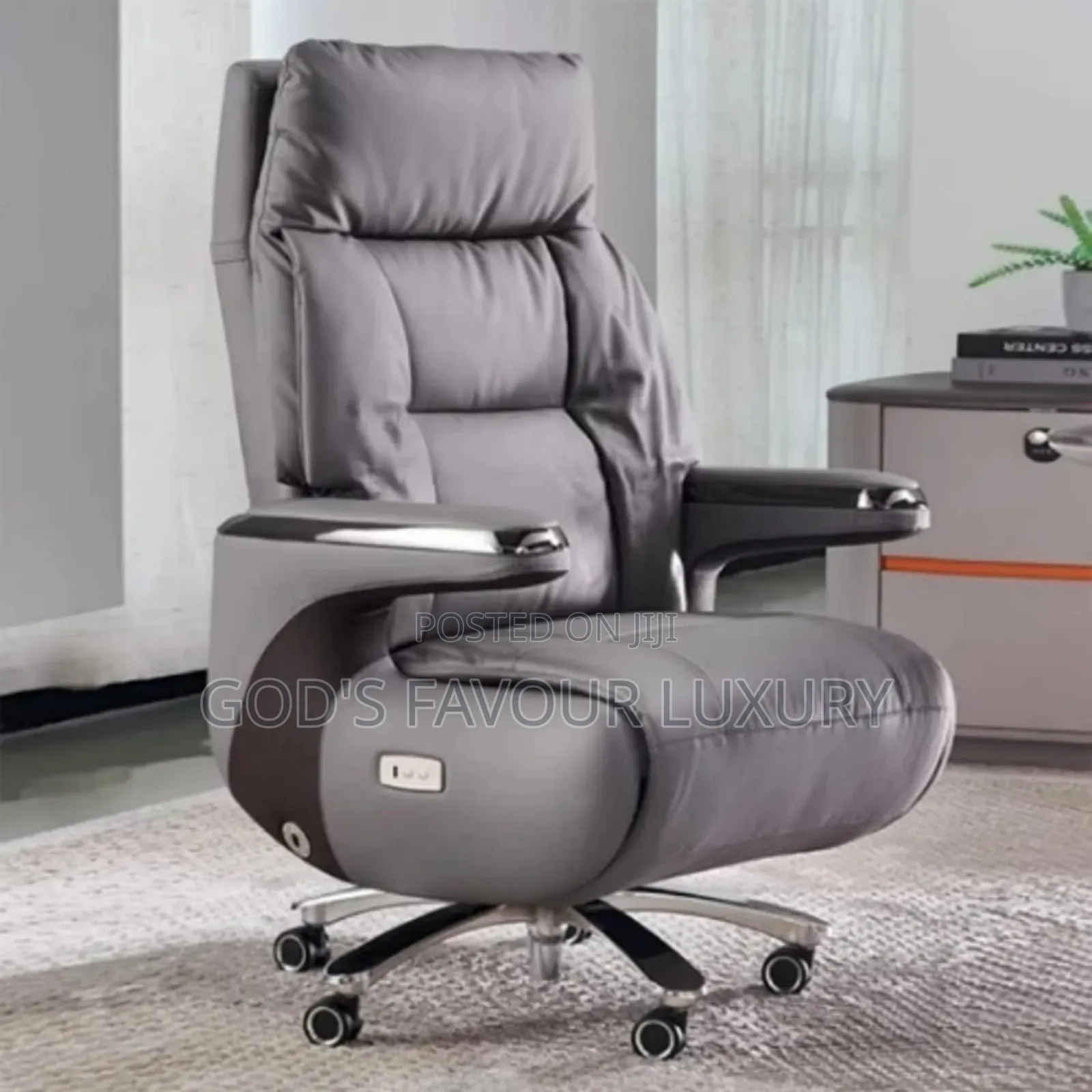 Rovar Electric Recliner Chair - Grey