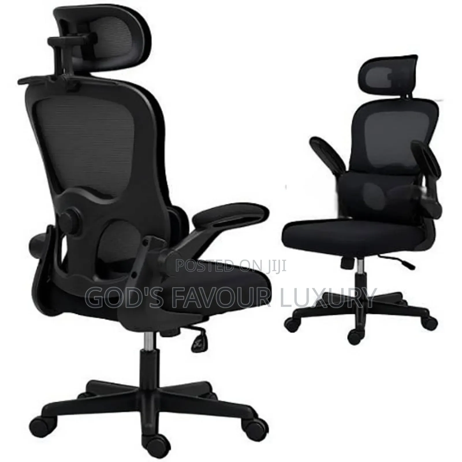 Egornomic Swivel Office Chair - Full Black