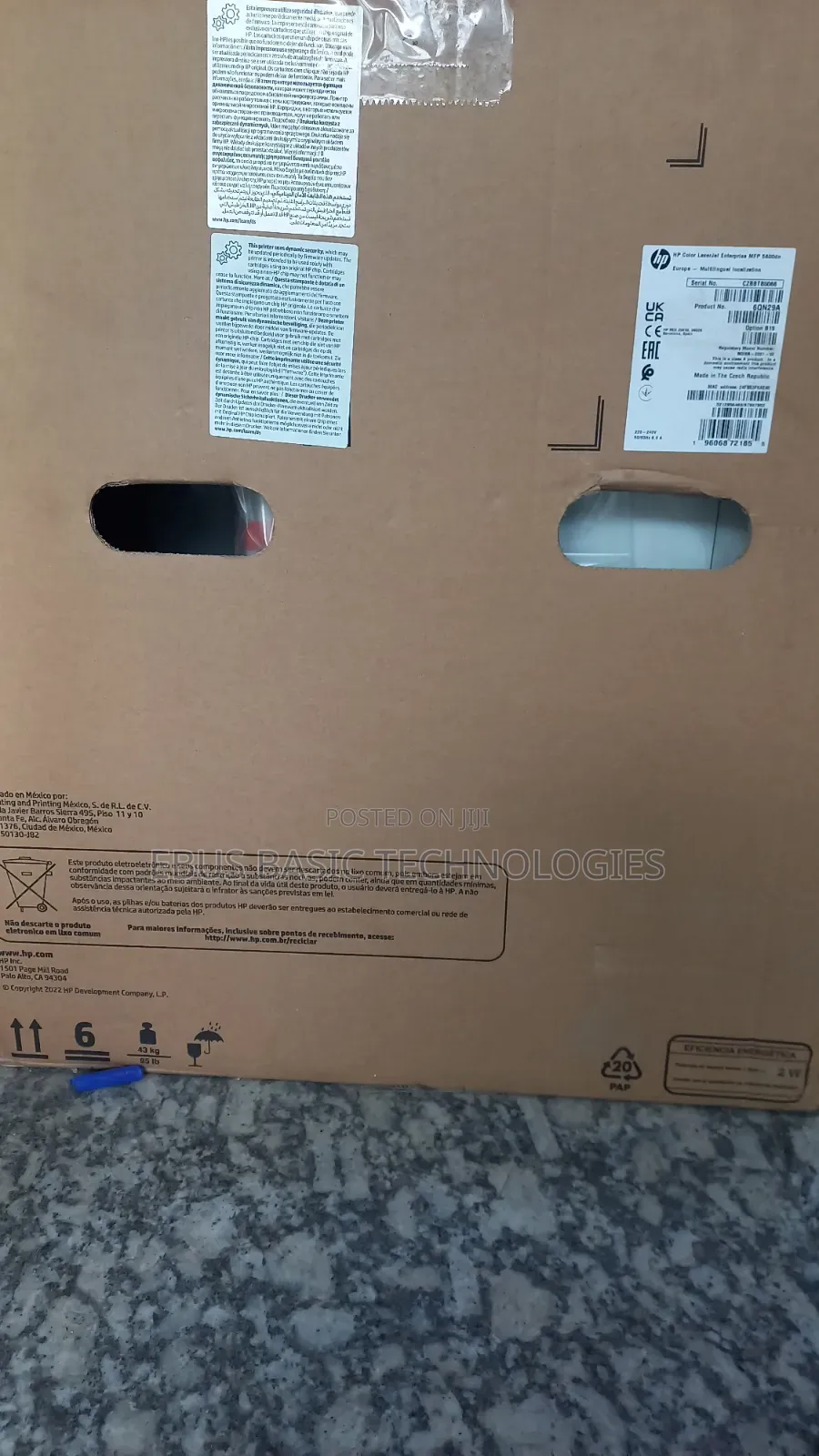 Hp Color Laserjet Enterprise MFP 5800dn Printer