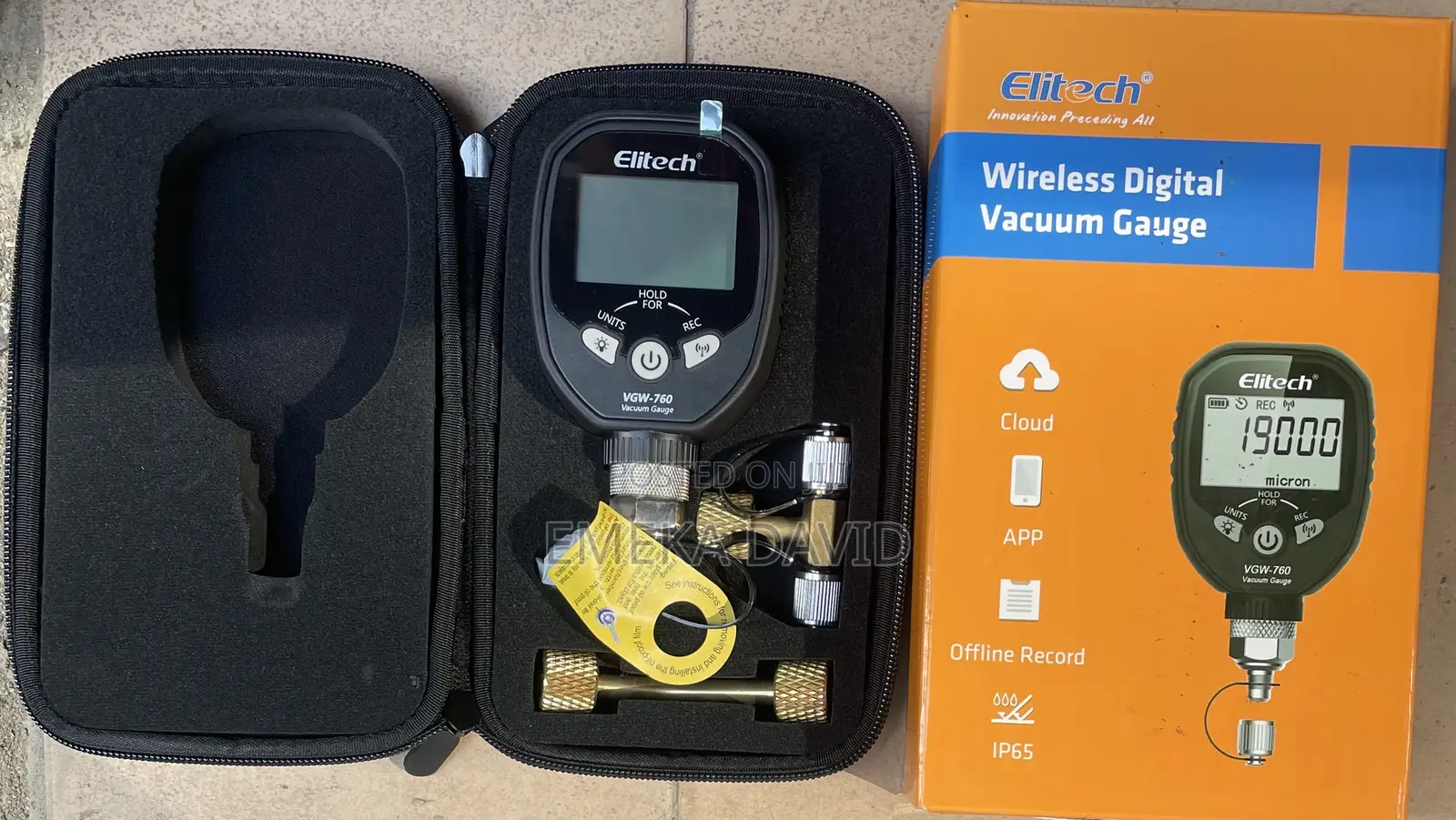 Wireless Digital Vacuum Guage Elitech