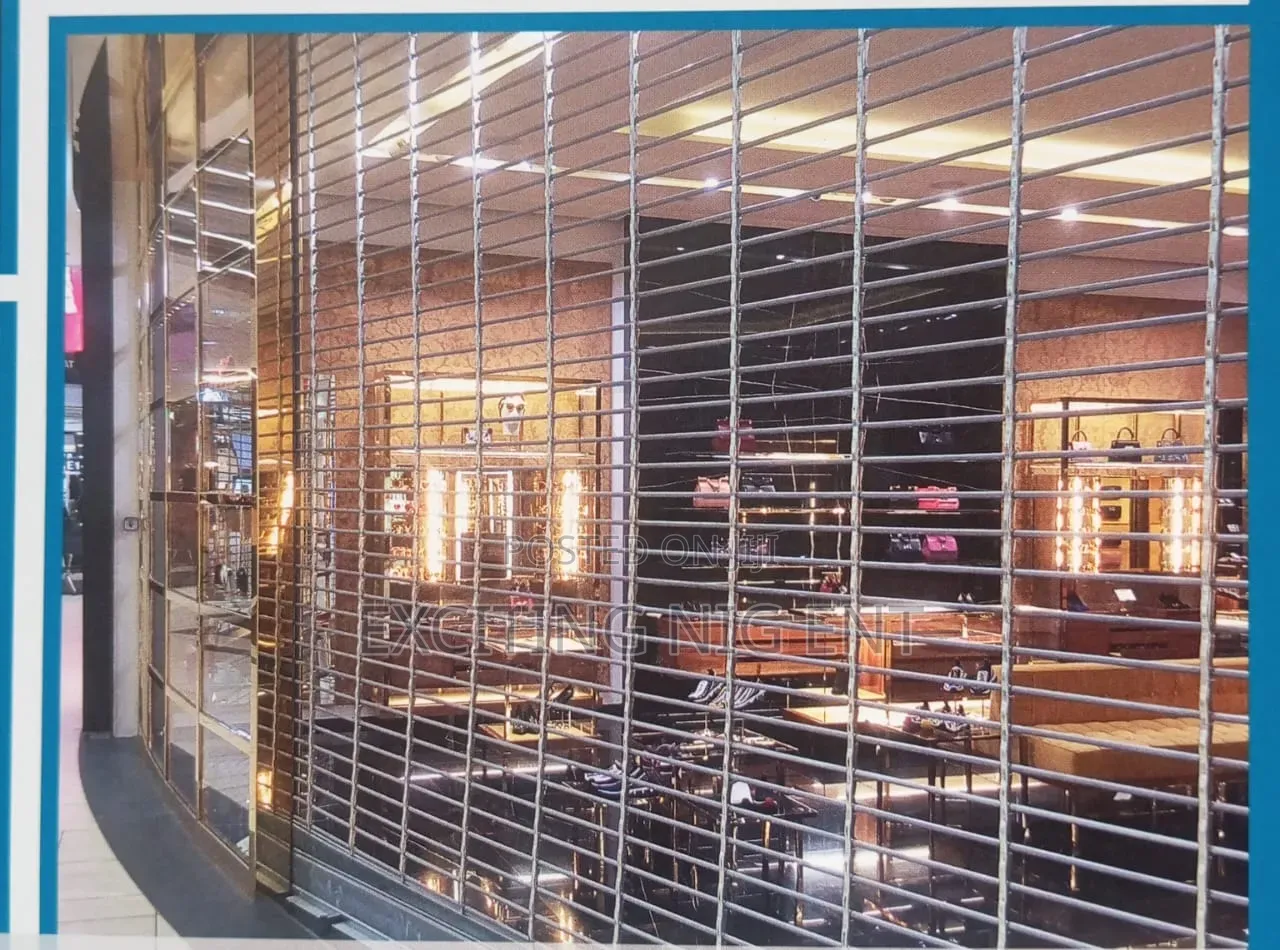 Imported Italian Design See Through Roller Shutter Door