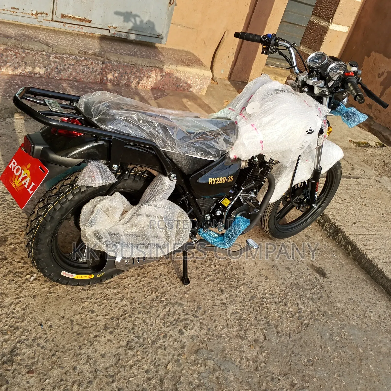 New Royal Motorcycle 2025 Black