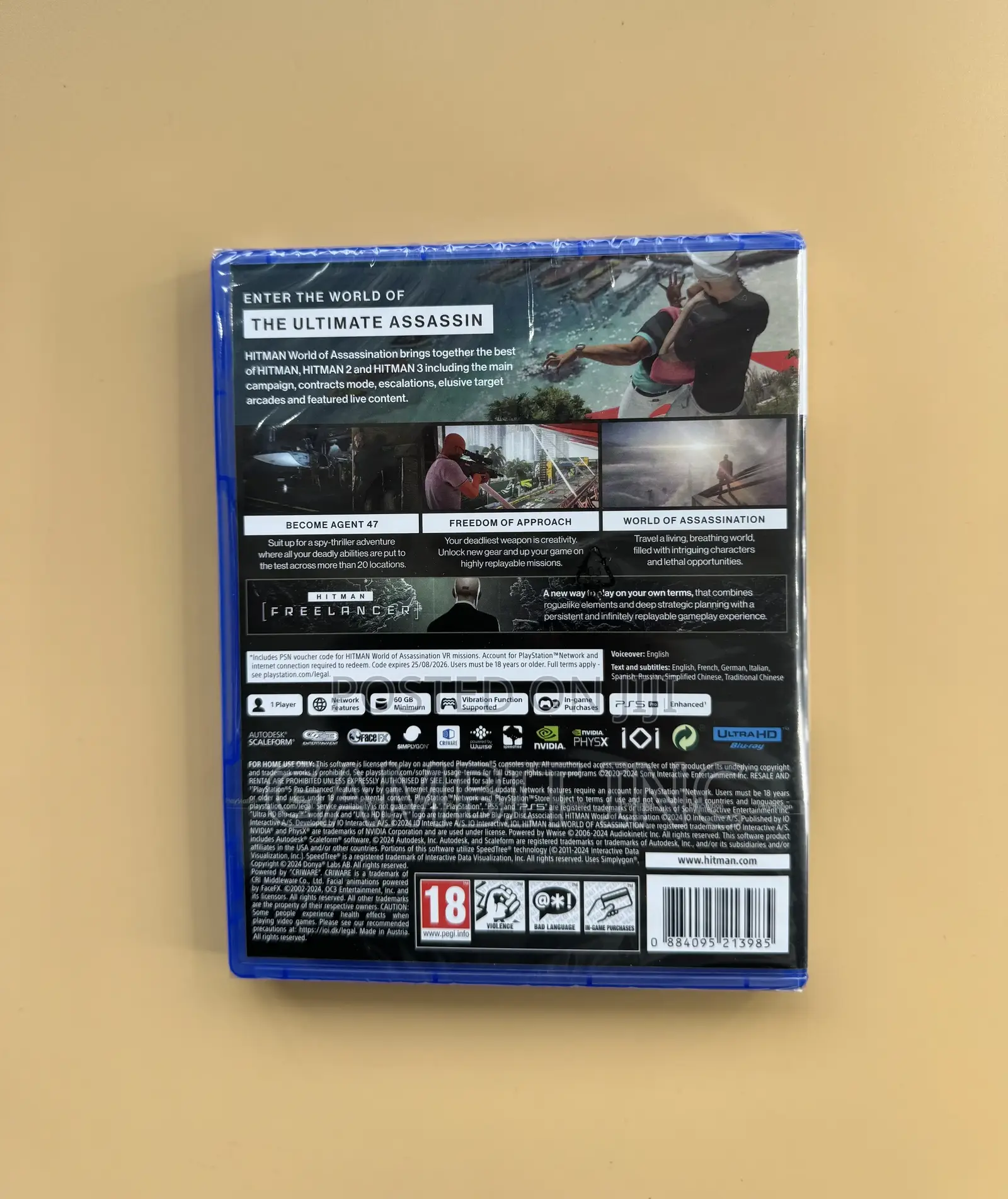 Playstation 5 Hitman World of Assassination