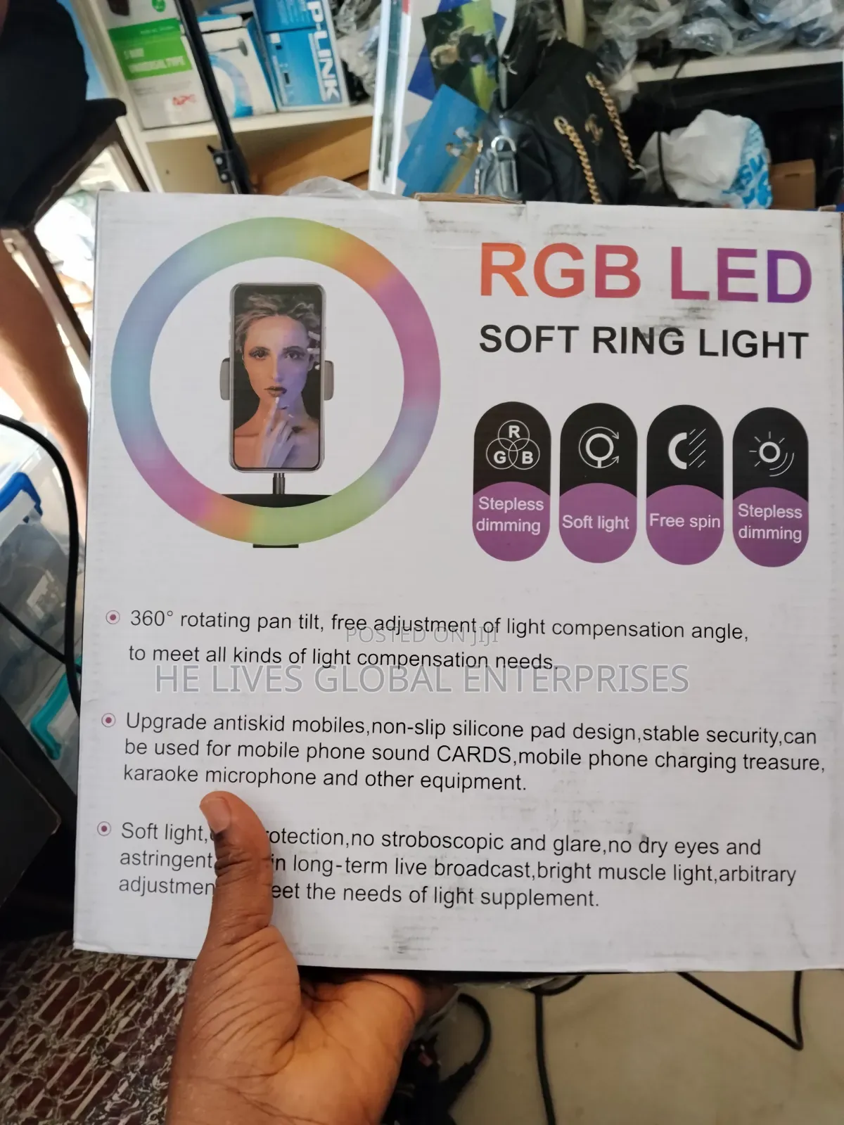 12" Rgb Ring Light