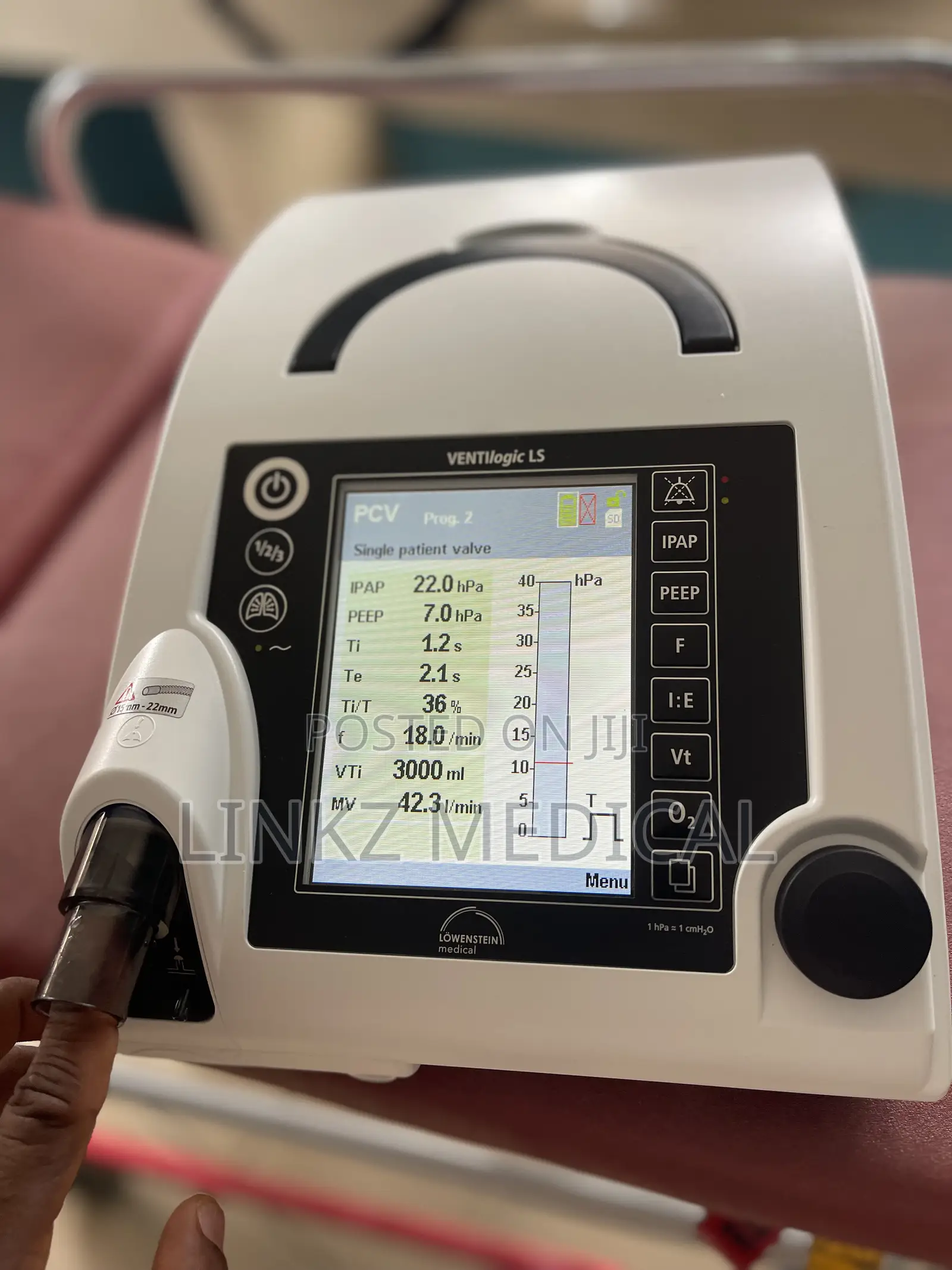 Brand New Portable Ventilogic Lowestein Ls Ventilator