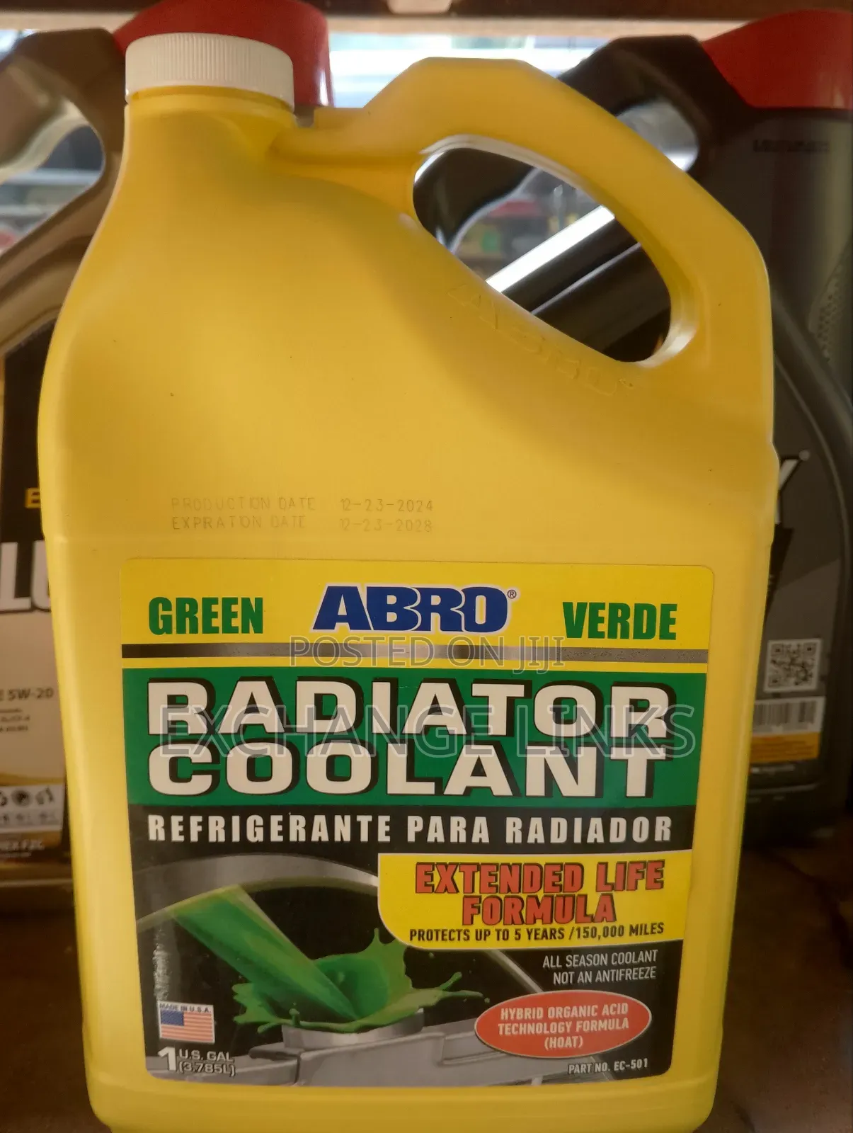 Abro Green Radiator Coolant 4l