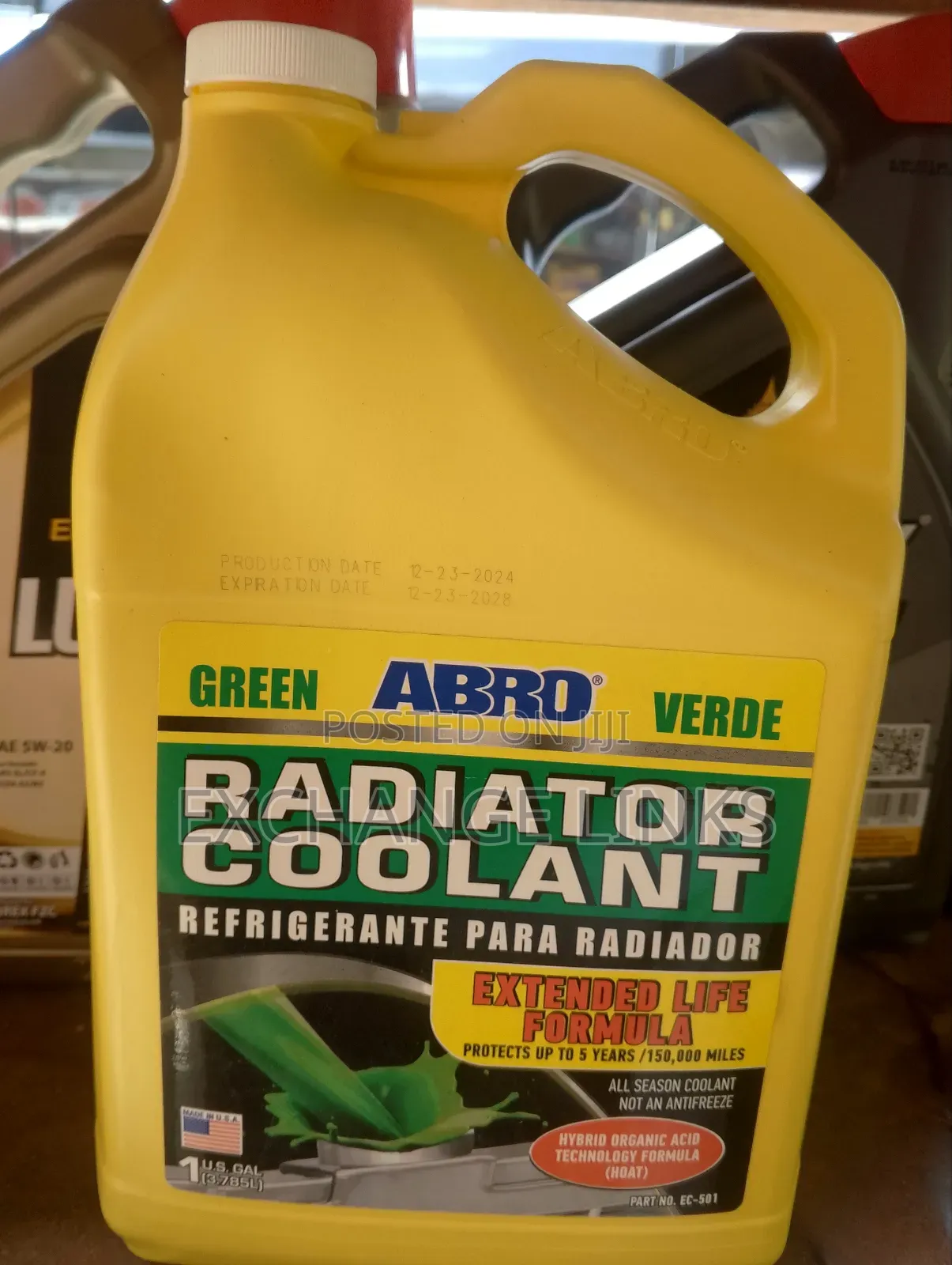 Abro Green Radiator Coolant 4l