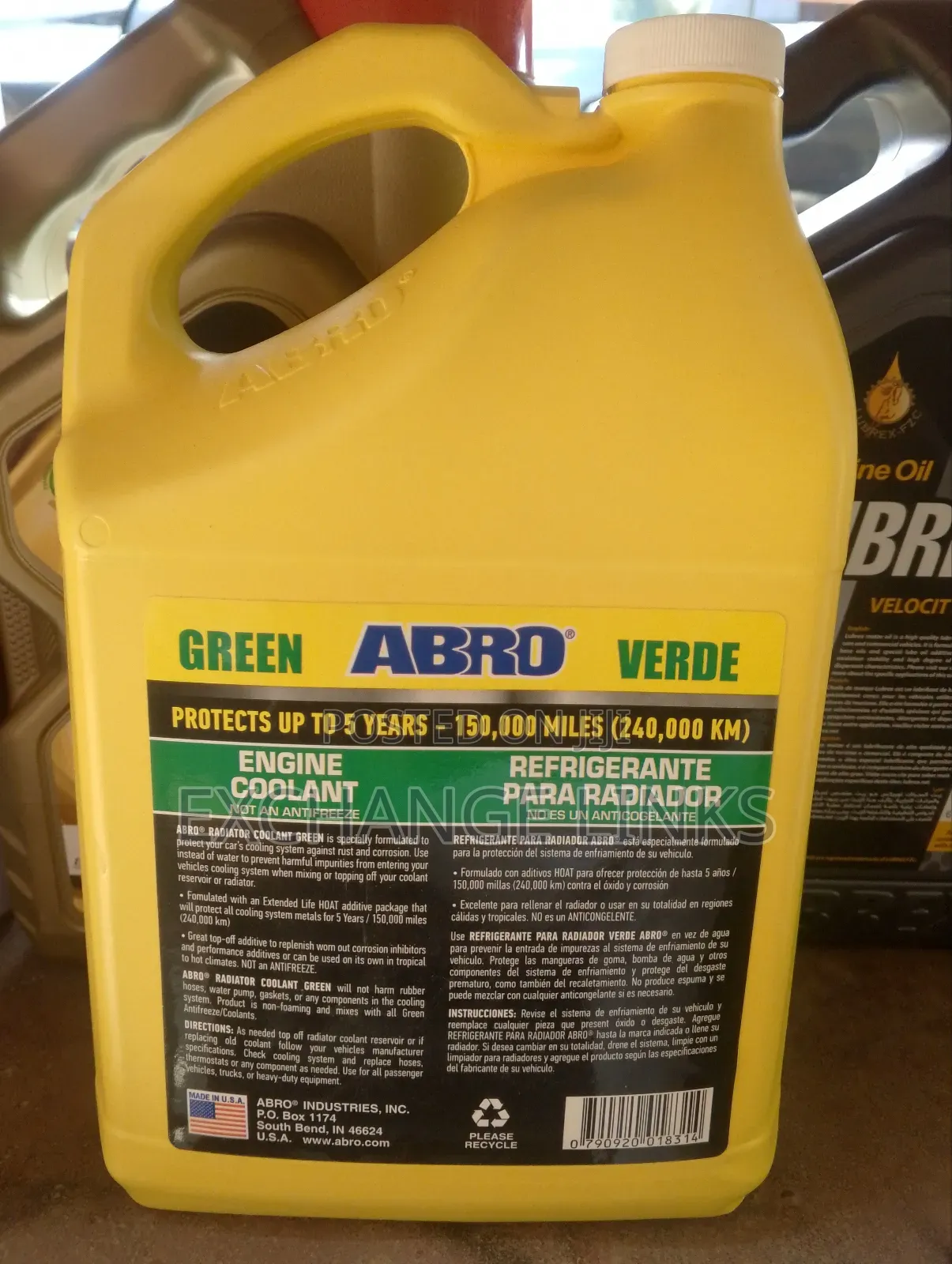 Abro Green Radiator Coolant 4l