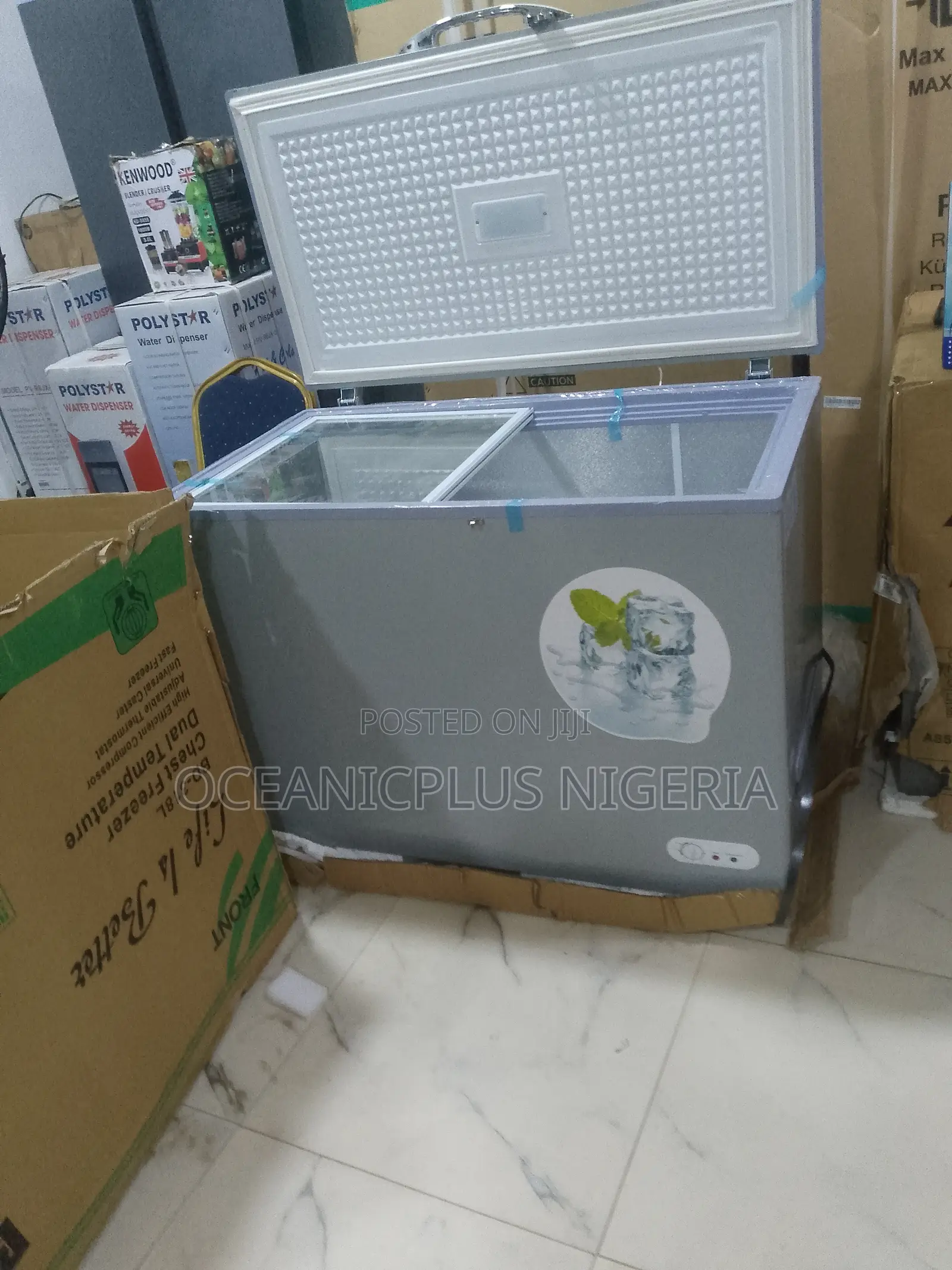Bona Bd318l Chest Freezer With Solar Energy Support