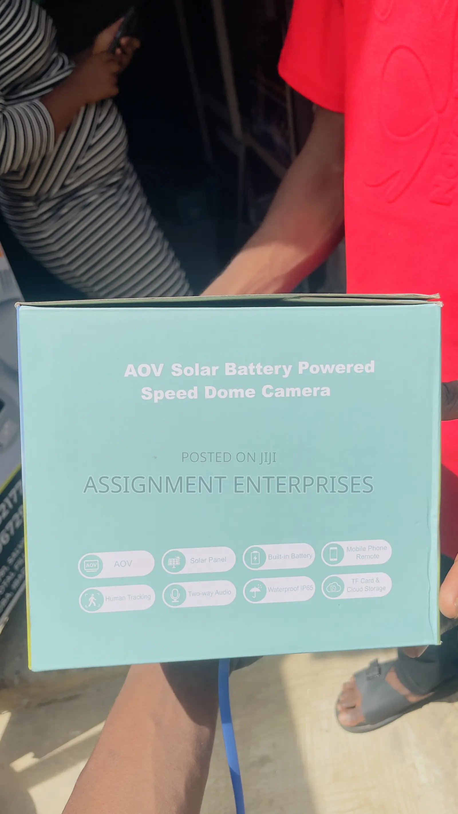 Aov Solar Dual Lens Battery Powered Speed Dome Camera