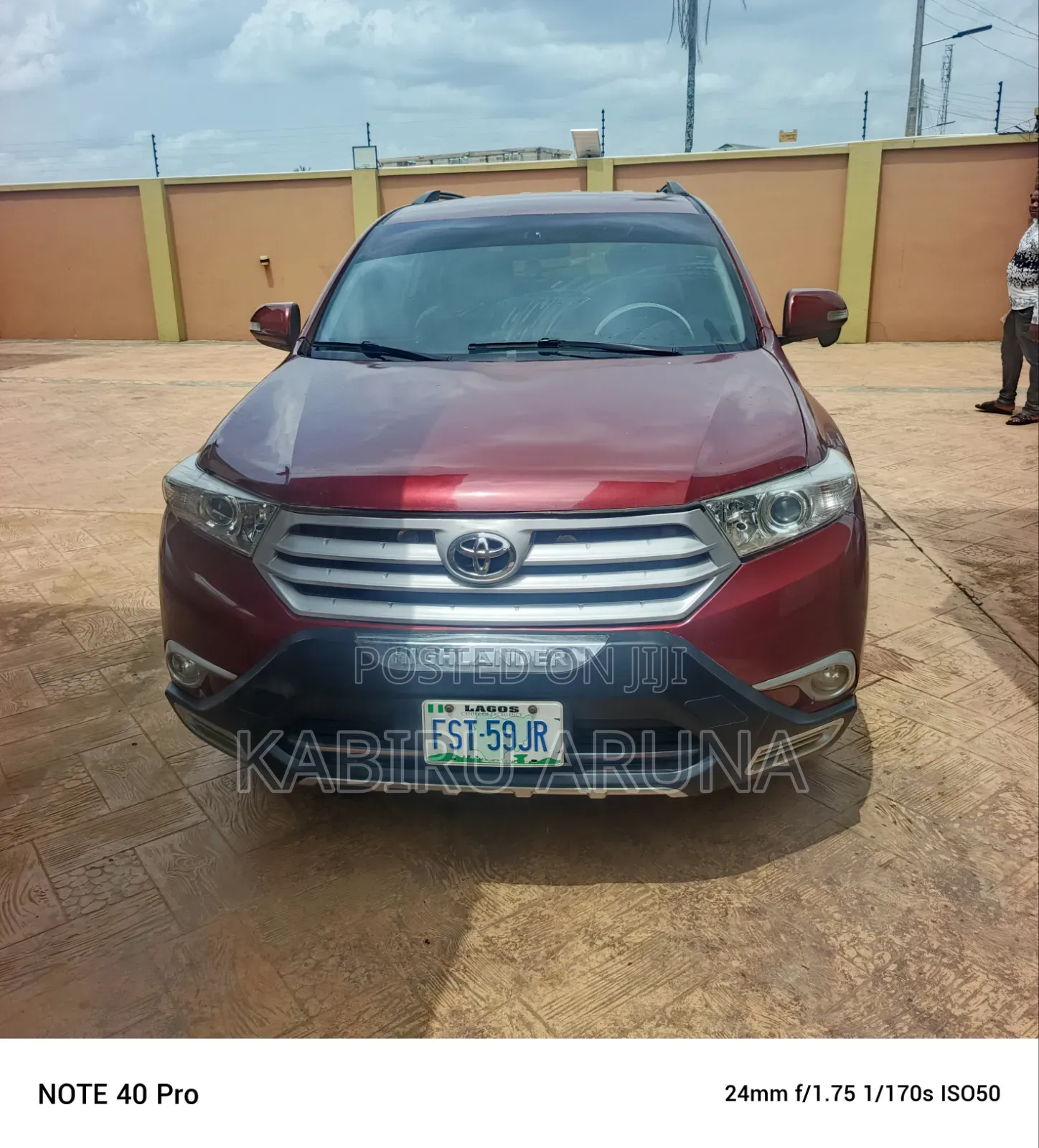 Toyota Highlander 2009 Red