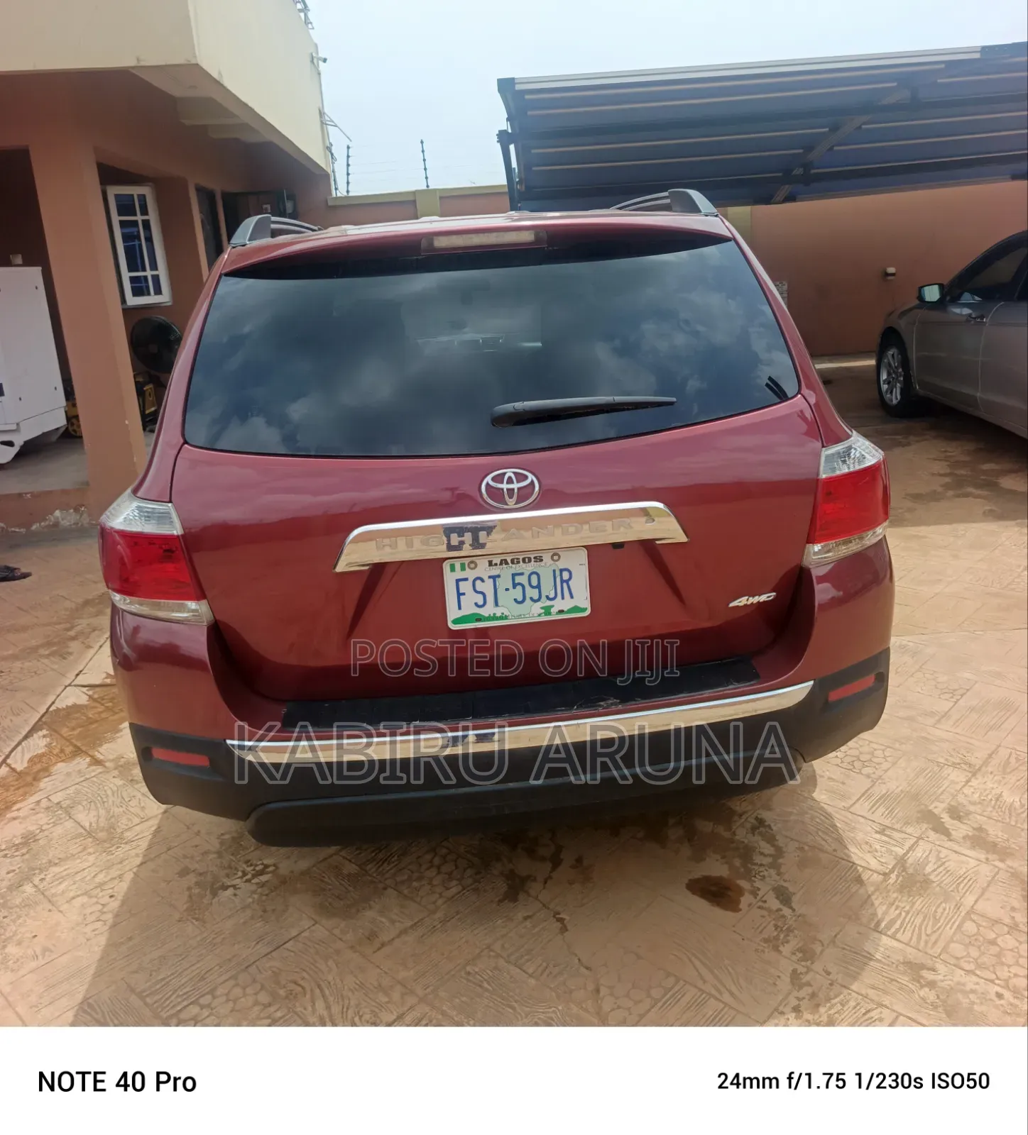 Toyota Highlander 2009 Red
