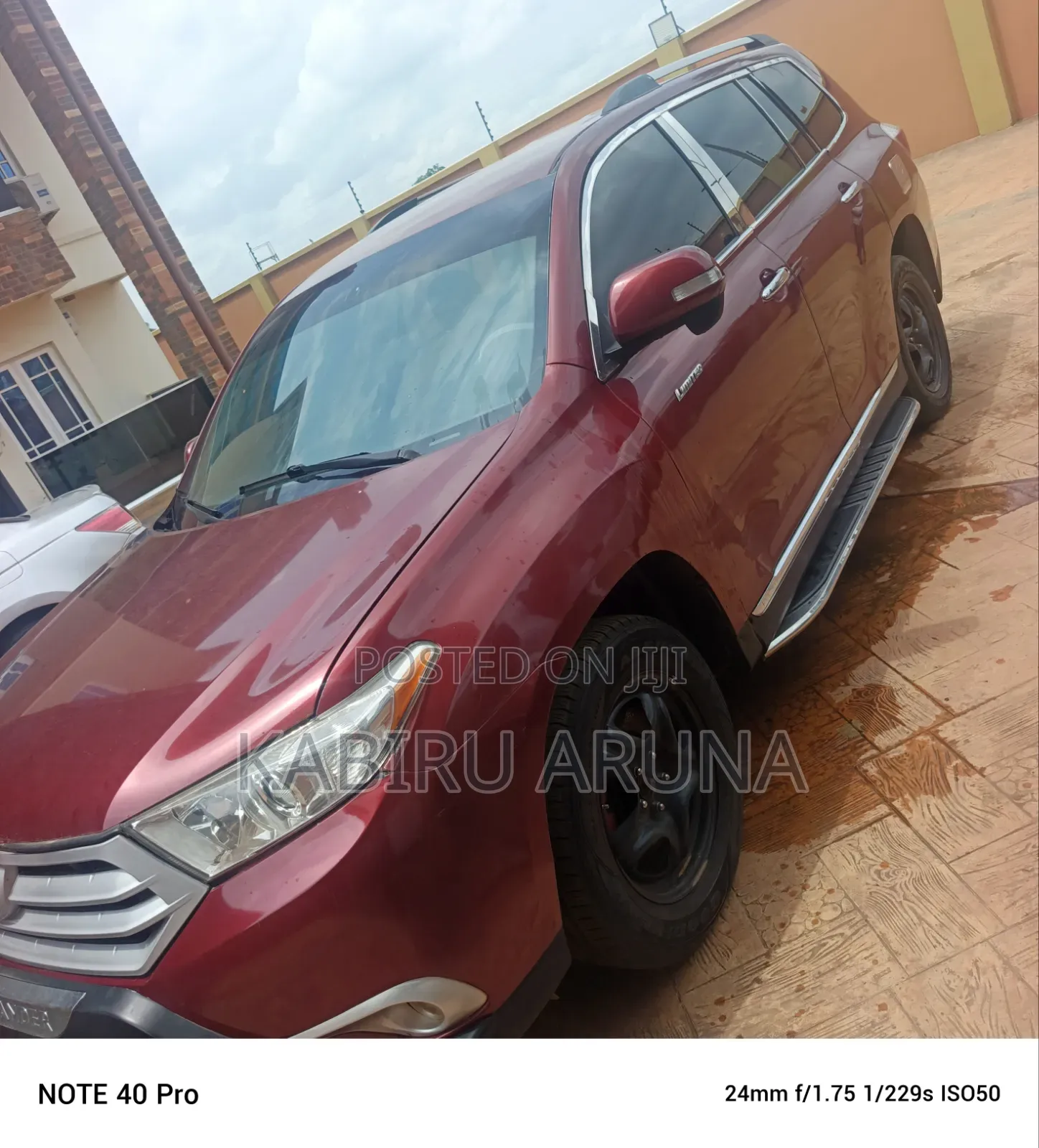Toyota Highlander 2009 Red