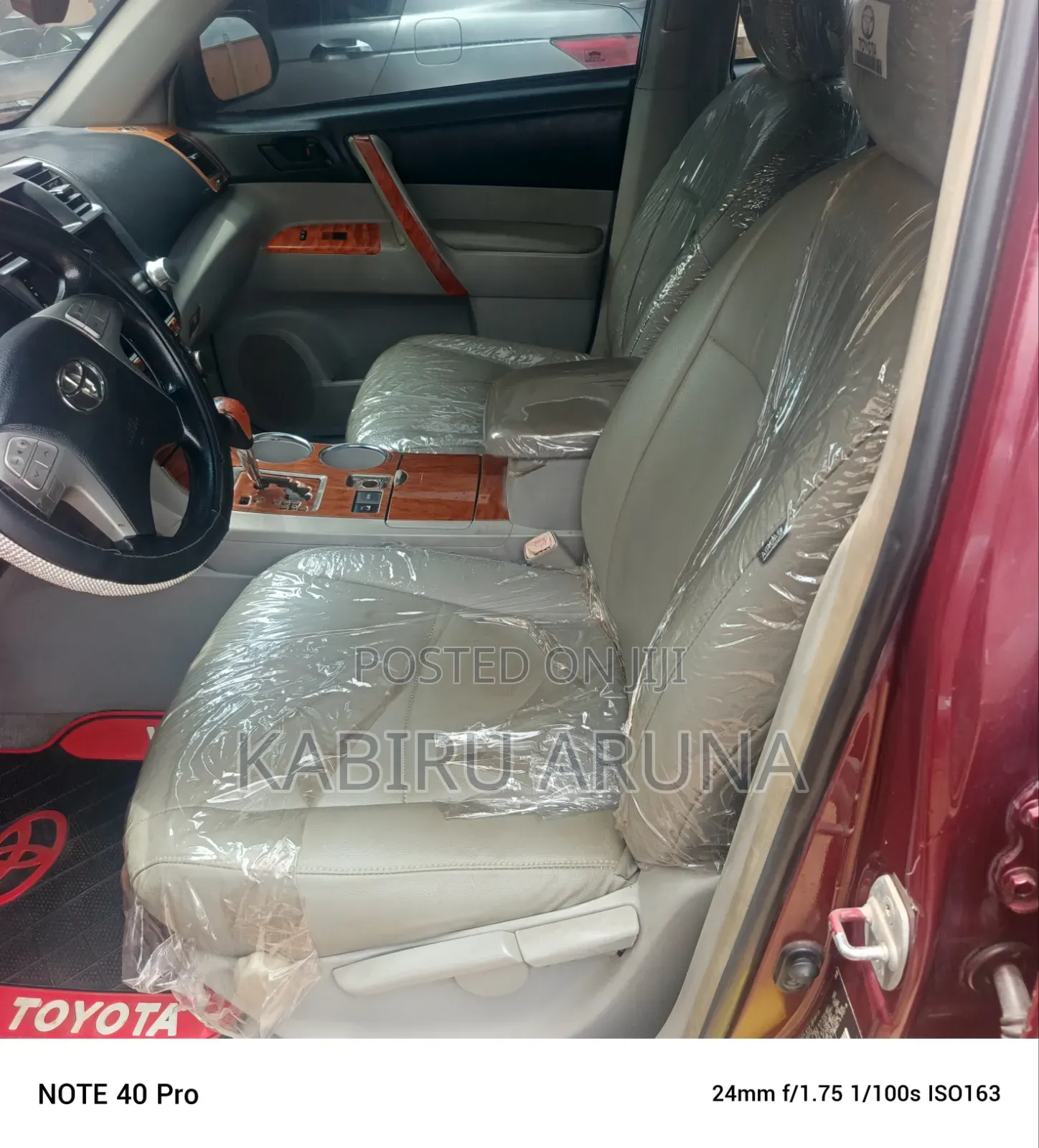 Toyota Highlander 2009 Red