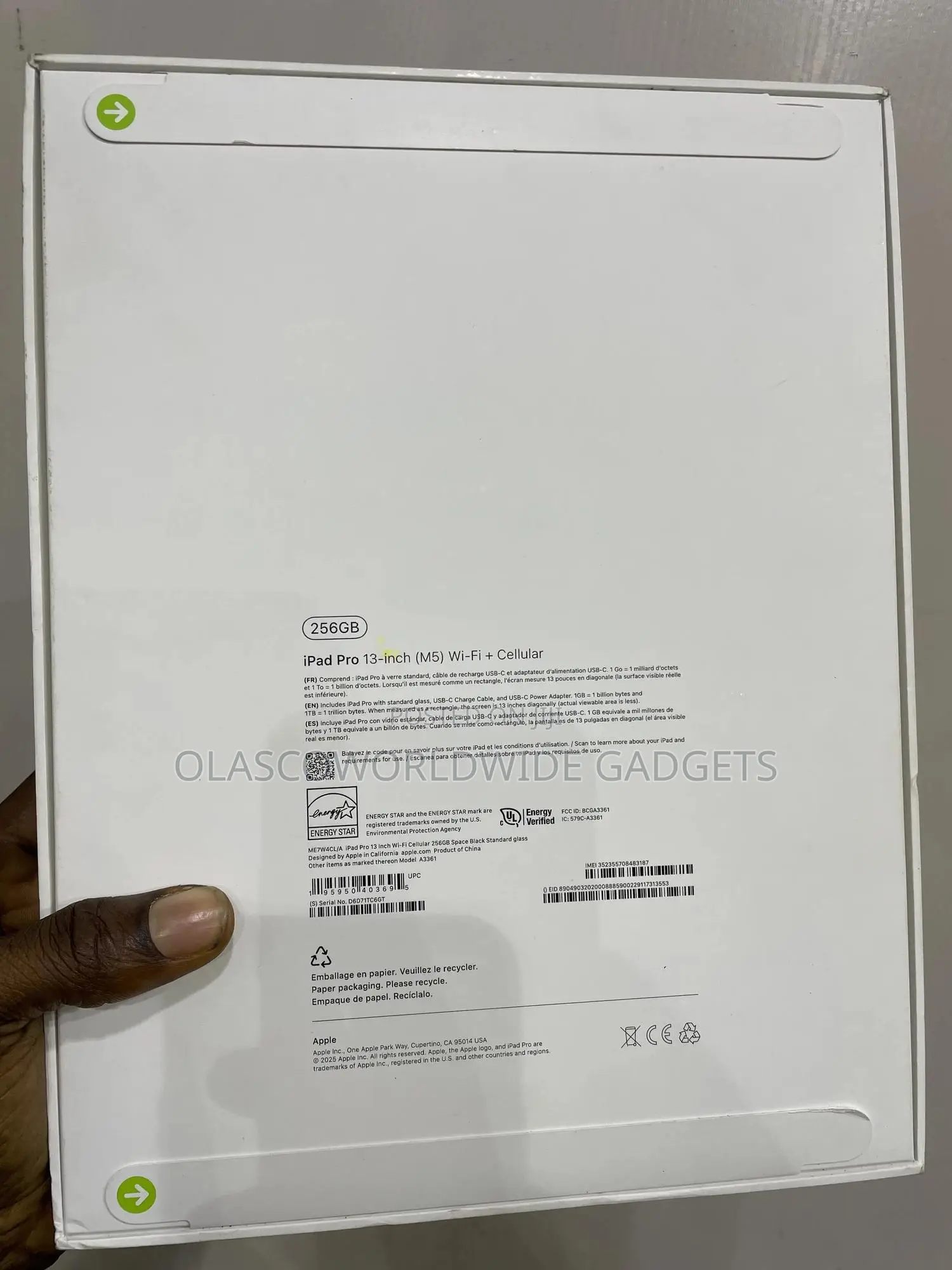 New Apple iPad Pro 13 (2025) 256 GB Gray