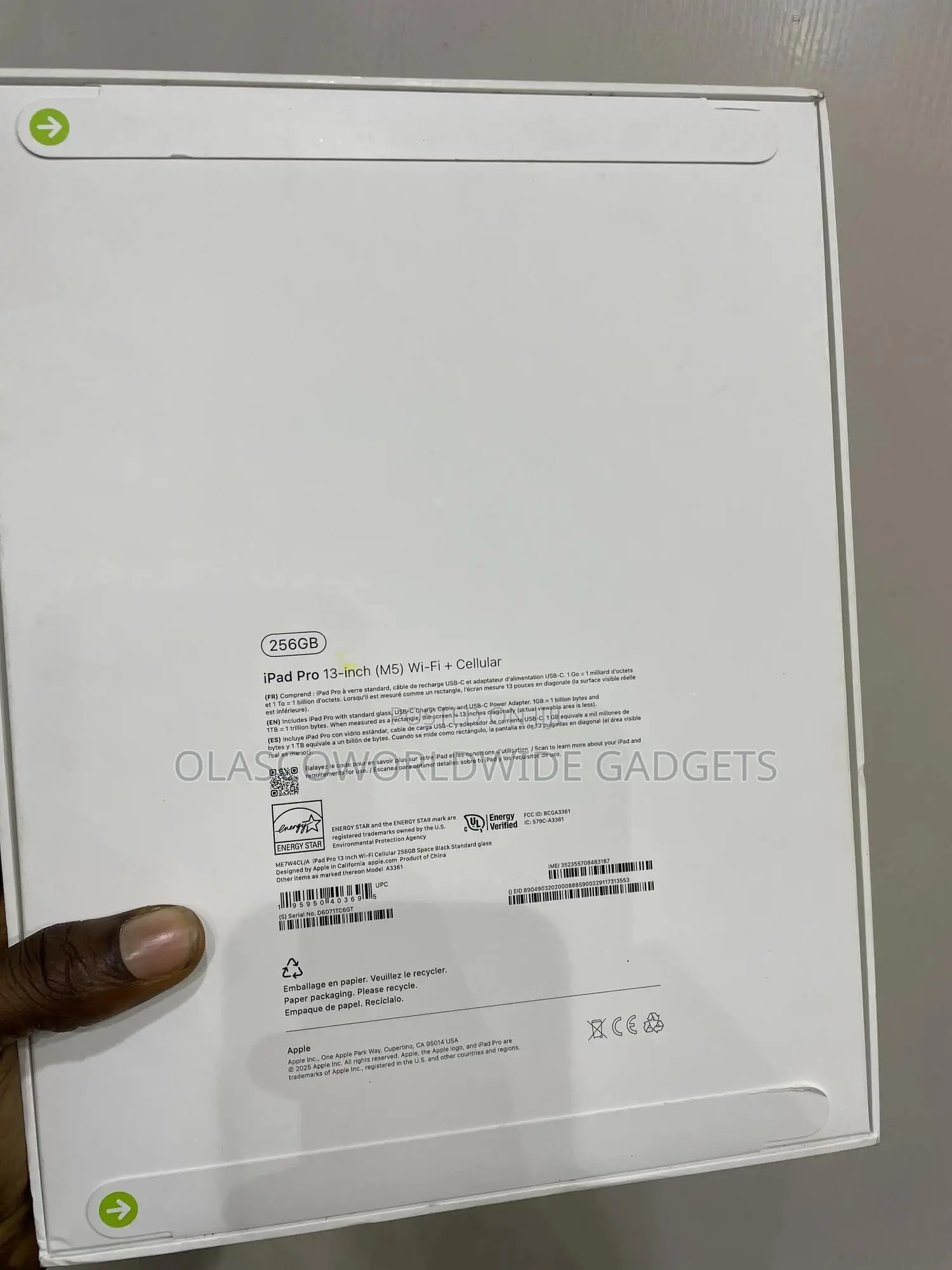 New Apple iPad Pro 13 (2025) 256 GB Gray