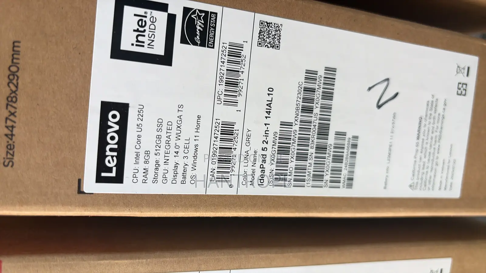 New Laptop Lenovo Flex 5 8GB Intel Core Ultra 5 SSD 512GB