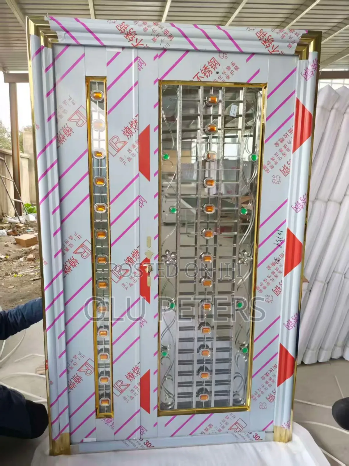 Stainless Glass Door 4ft