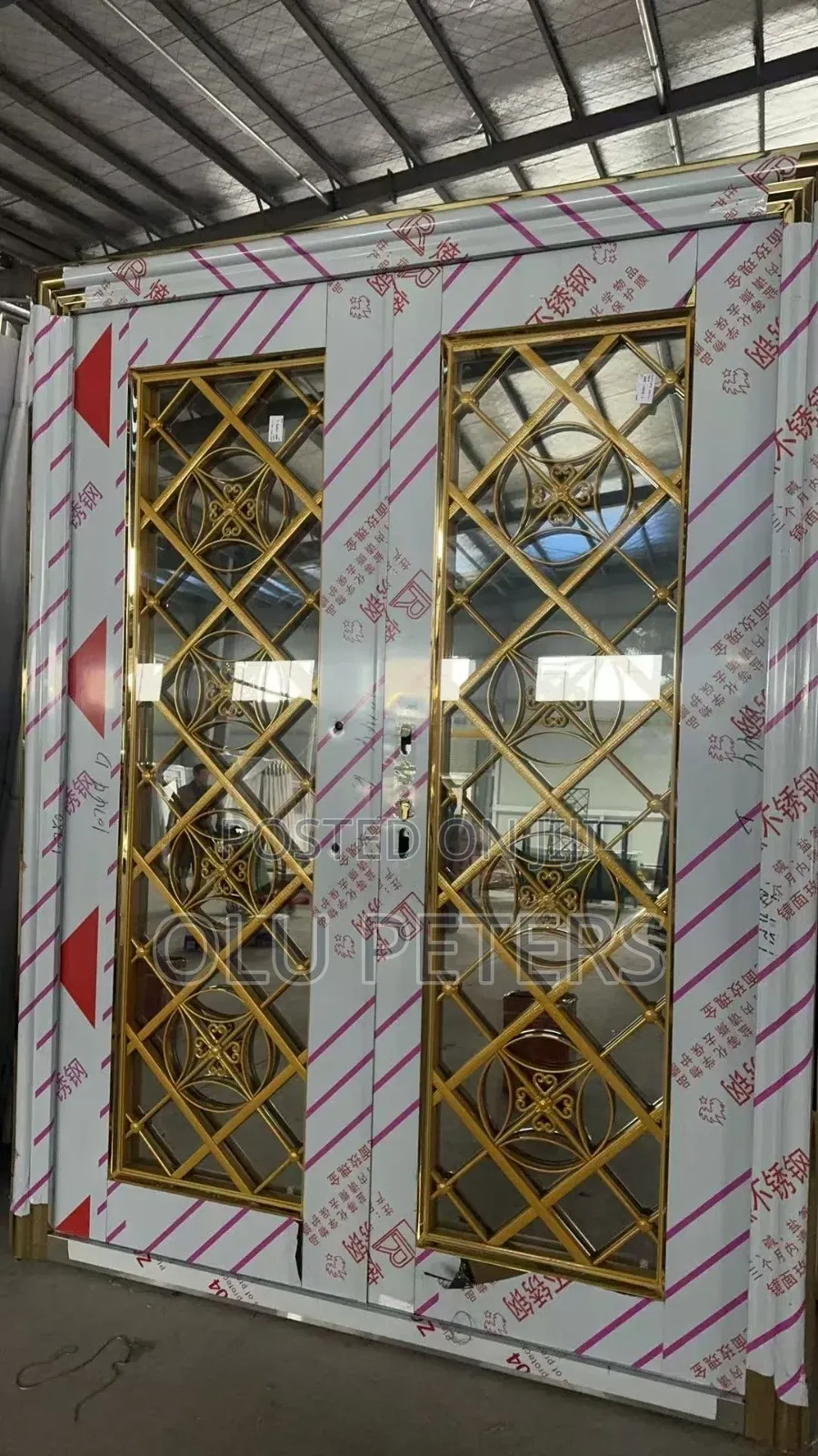 Stainless Glass Door 4ft