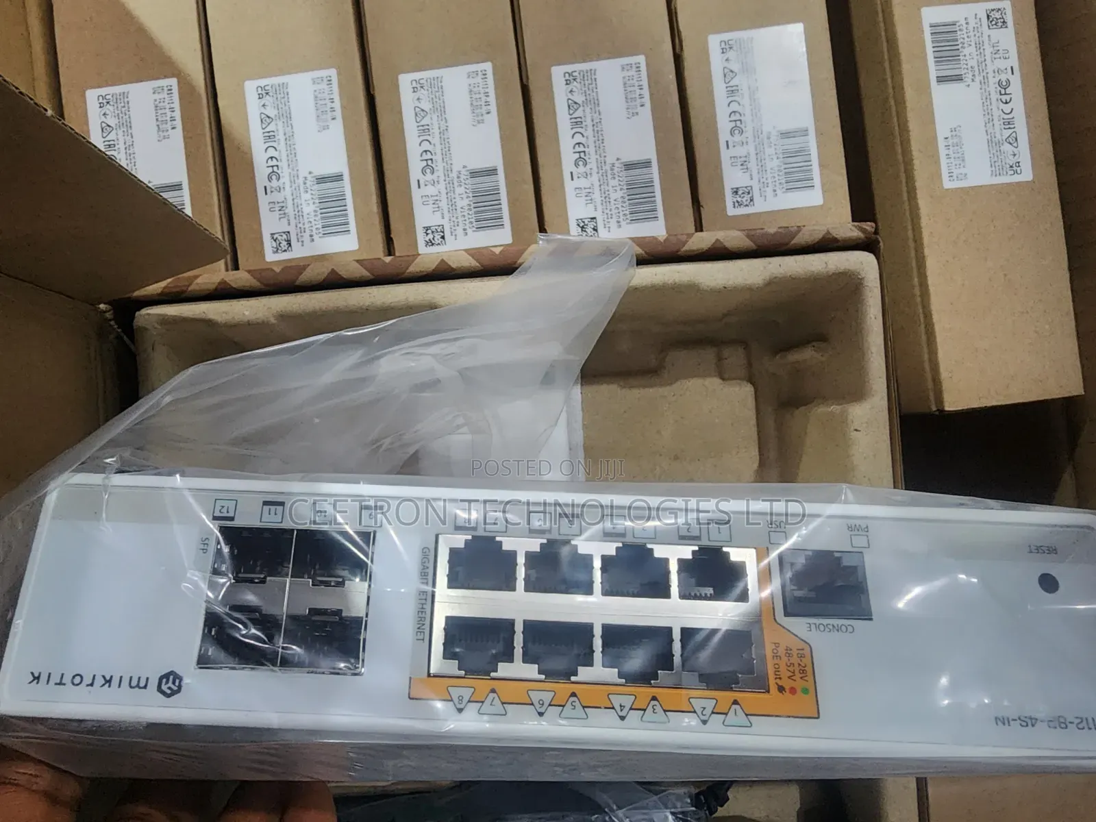 Mikrotik Crs112-8p-4s-in 8 Port Gigabit Poe Switch