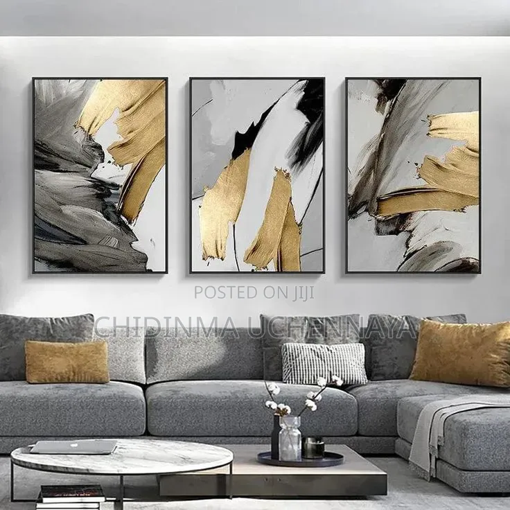 3pcs Abstract Canvas Painting