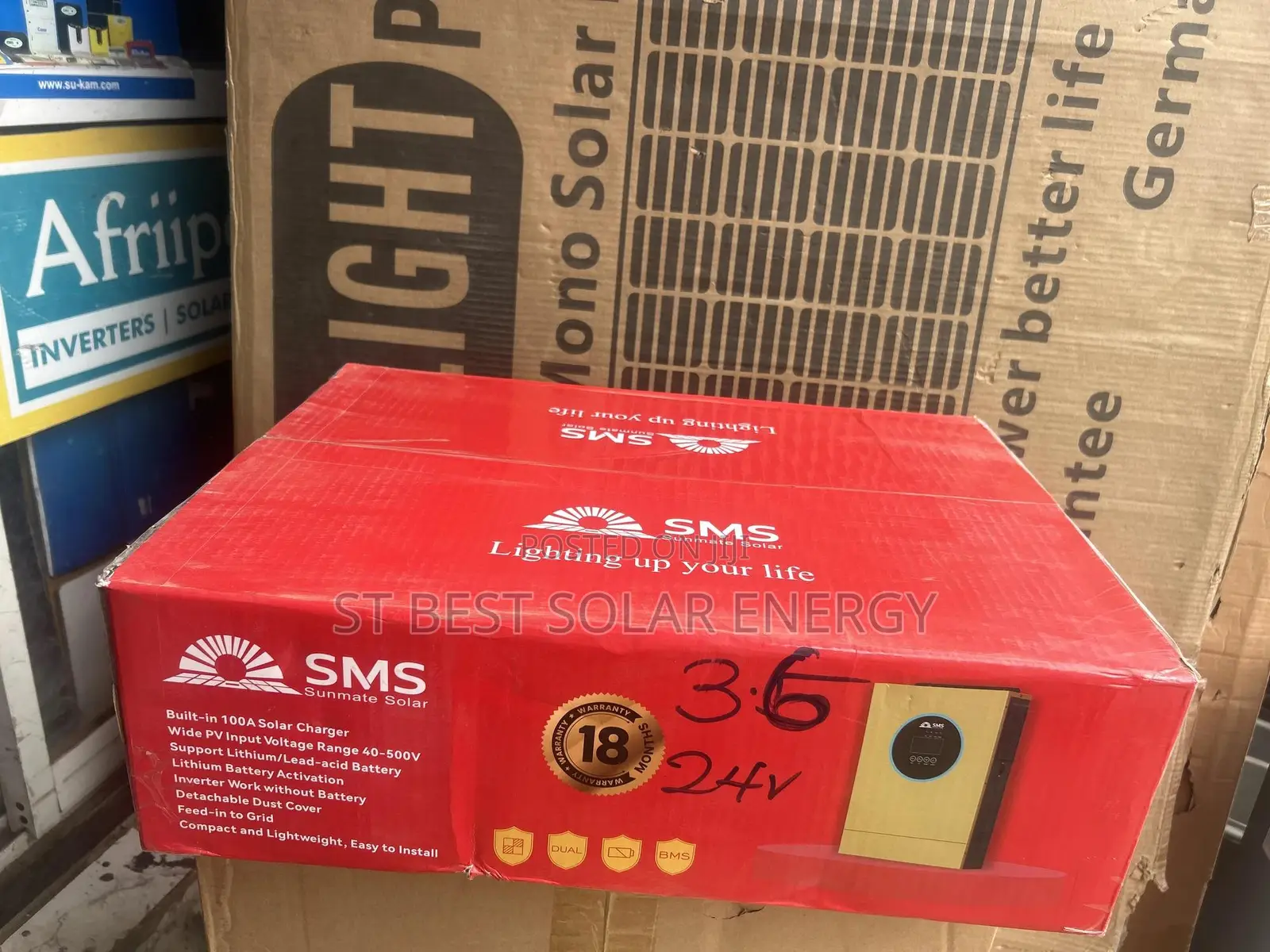 3.6kva/24v SMS Hybrid Inverter