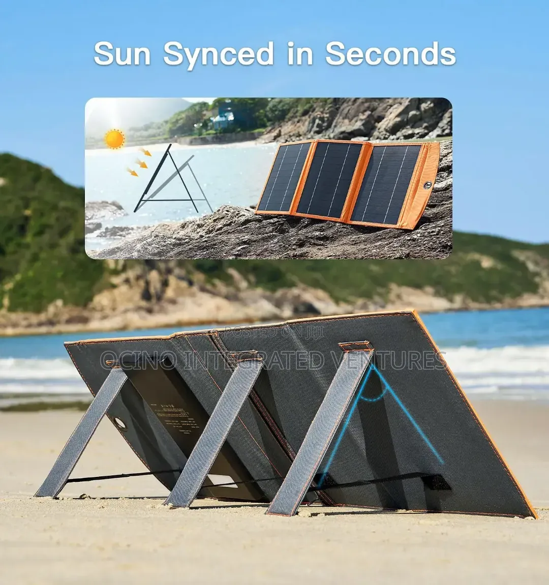 Outdoors,Camping,Travel Solar Foldable Power Bank